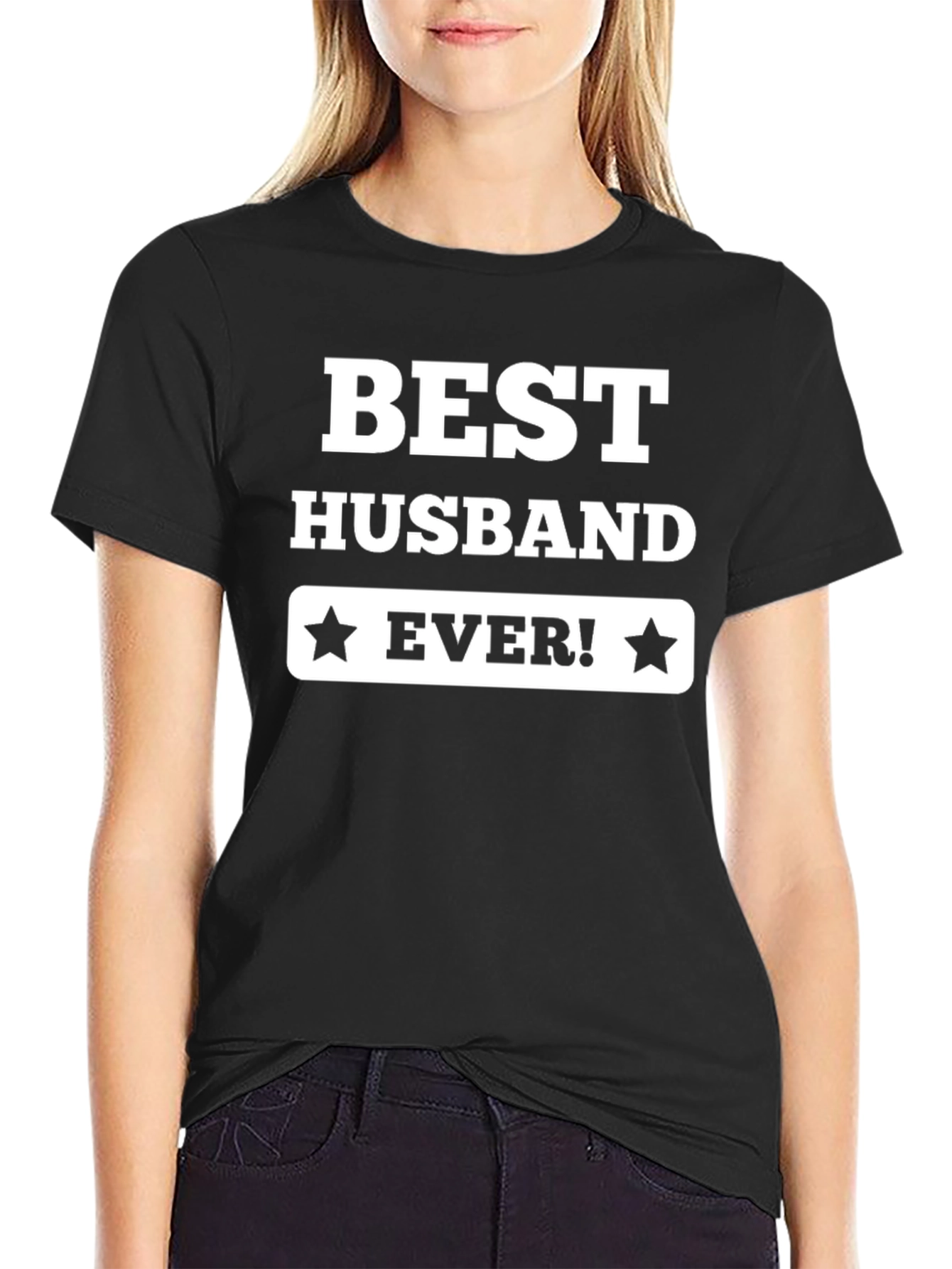 Best Husband Ever! Black T-Shirt