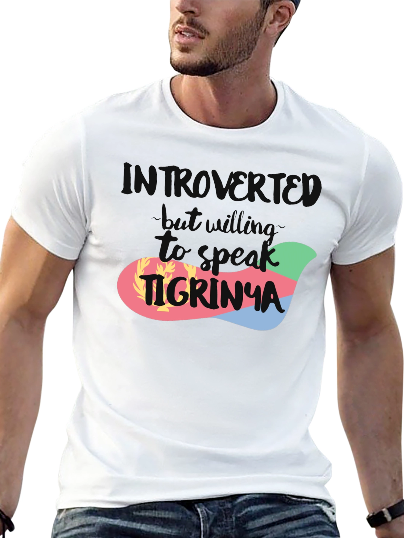 Introvert Tigrinya Eritrean Flag T-Shirt