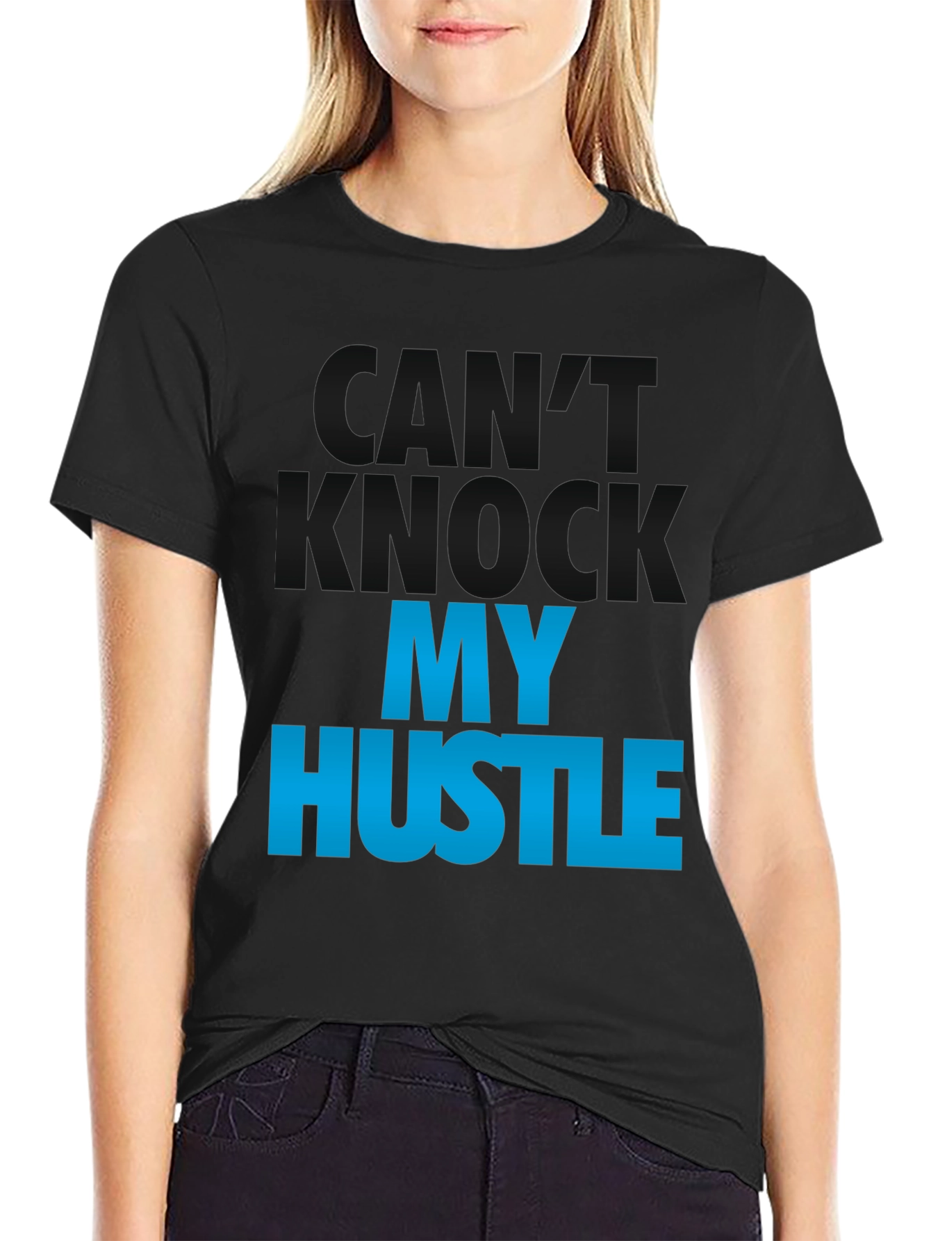 Hustle Graphic Tee - Mens Black T-Shirt