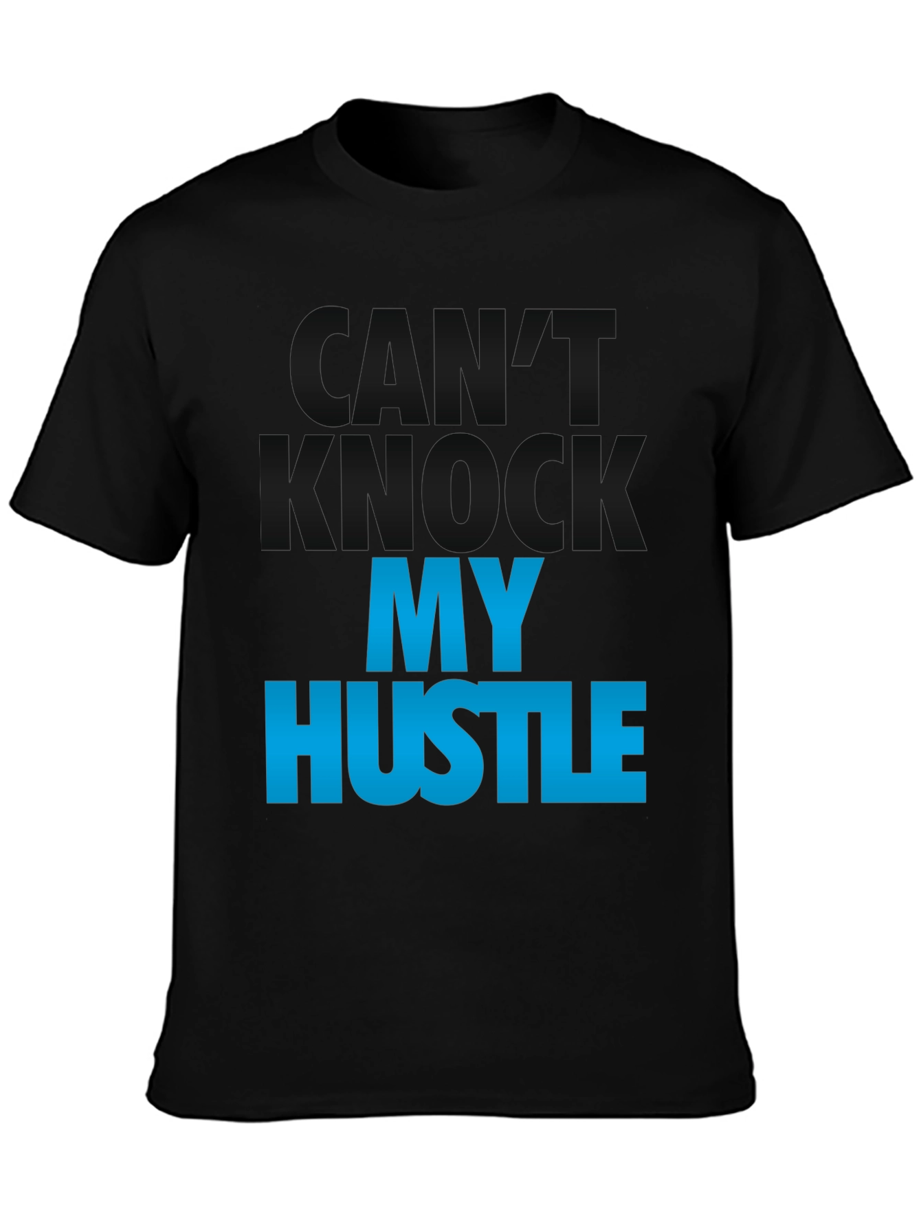 Hustle Graphic Tee - Mens Black T-Shirt