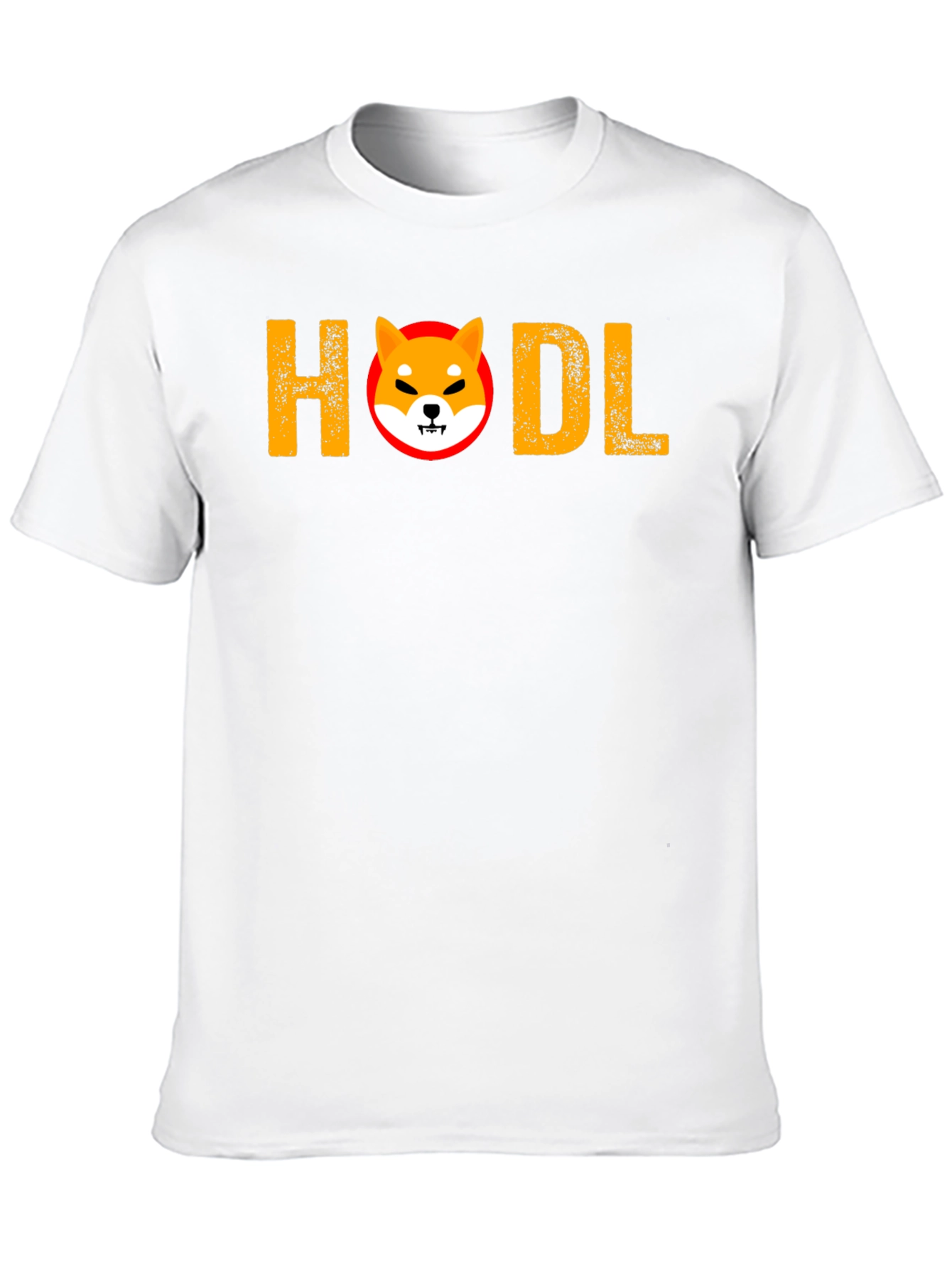 HODL Shiba Inu Black T-Shirt - Crypto Meme Apparel