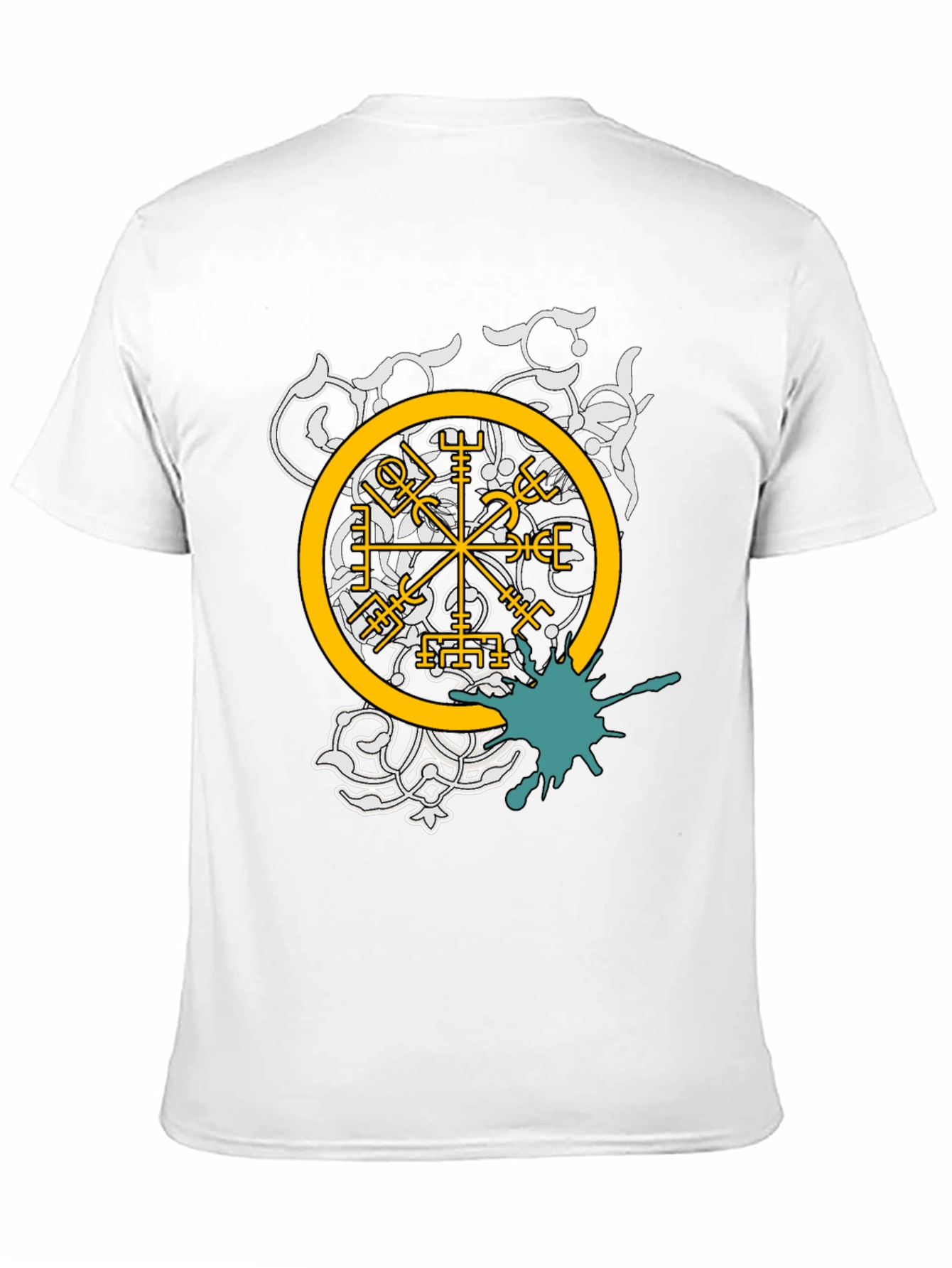 Viking Compass Graphic Tee - Black