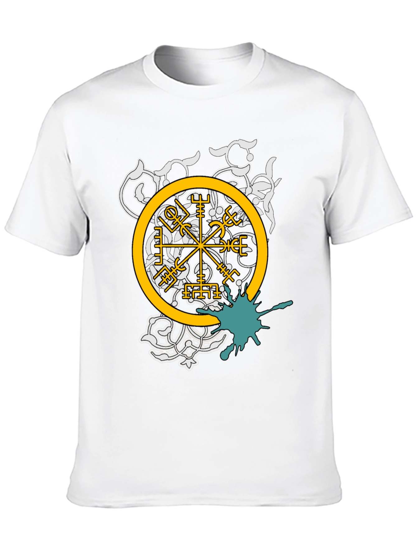Viking Compass Graphic Tee - Black