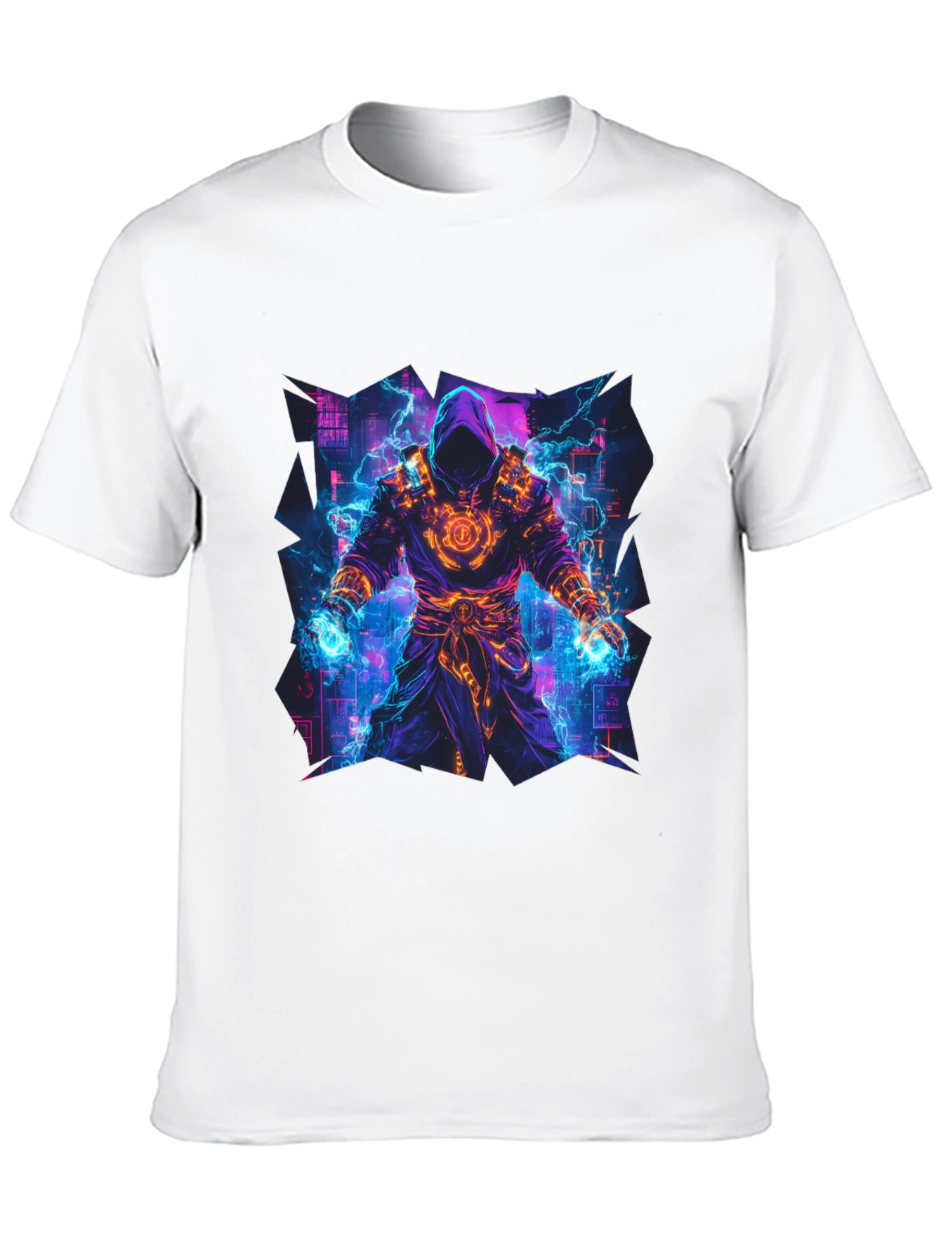 Arcane Sorcerer T-Shirt: Electric Fantasy