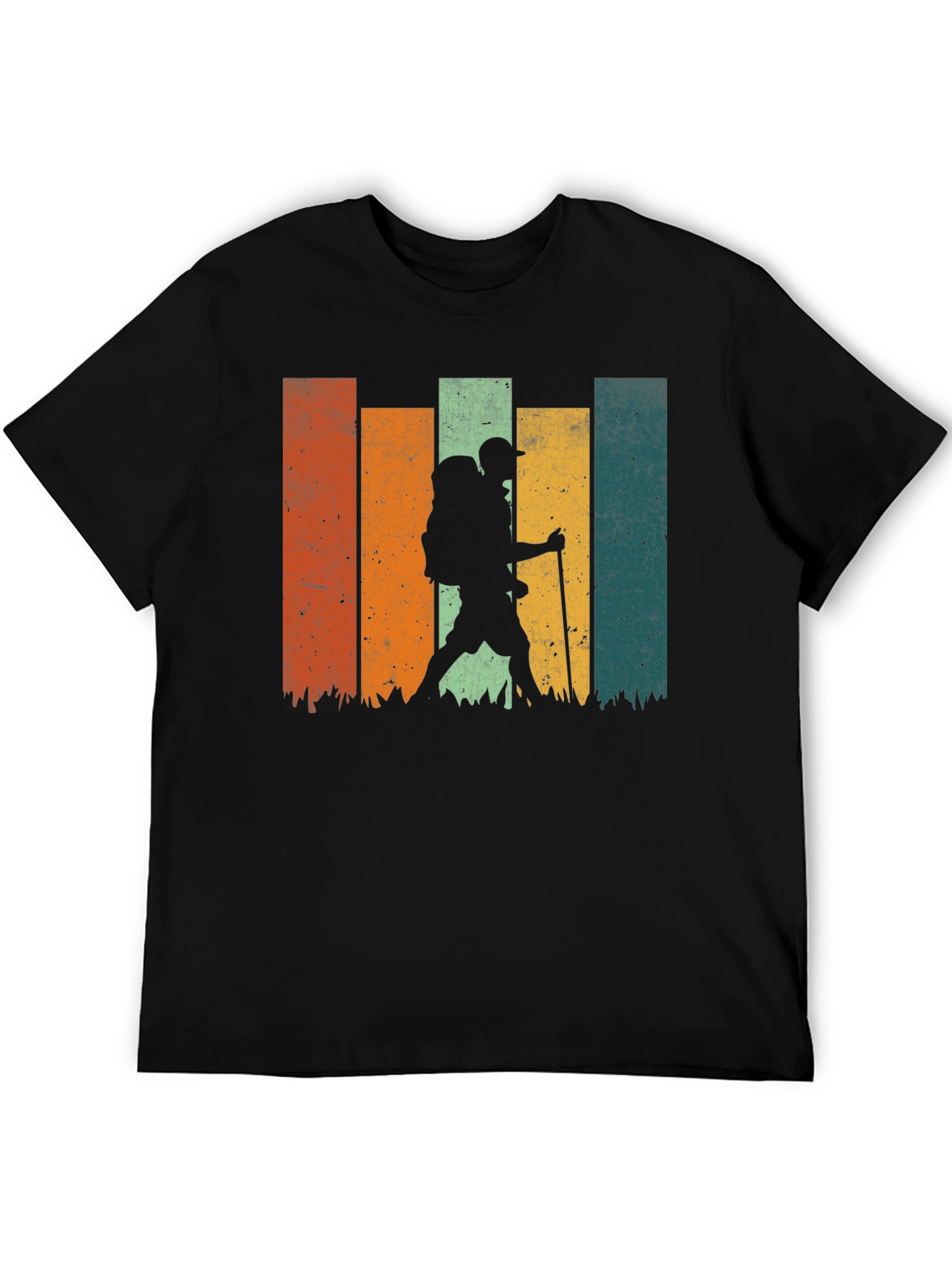Retro Hiker Silhouette Graphic Tee