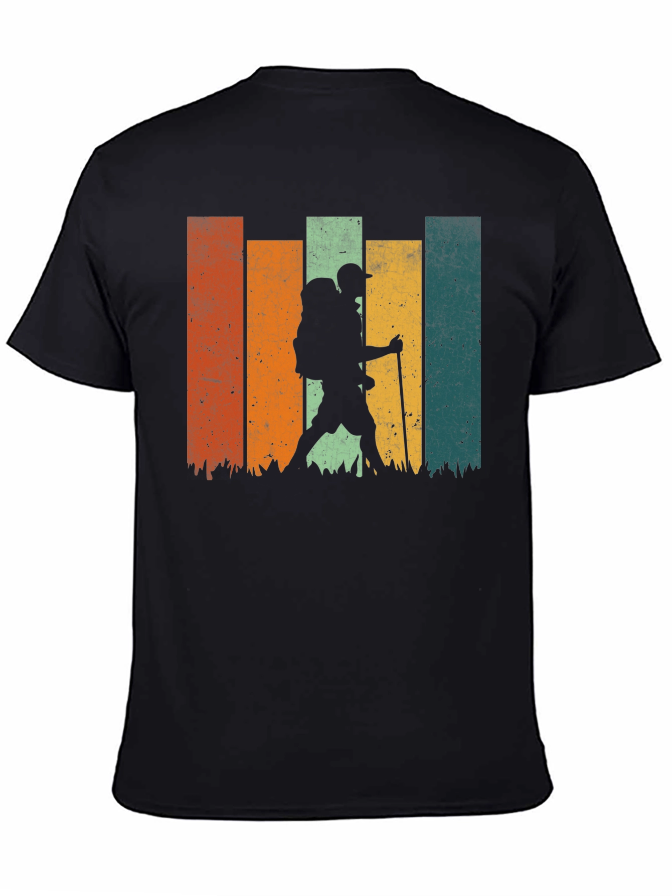 Retro Hiker Silhouette Graphic Tee