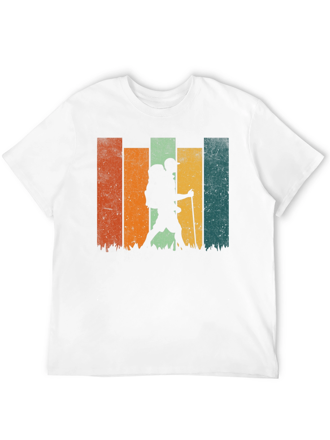 Retro Hiker Silhouette Graphic Tee