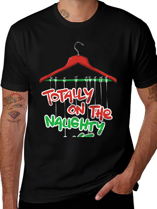 Naughty List T-Shirt: Festive Holiday Apparel
