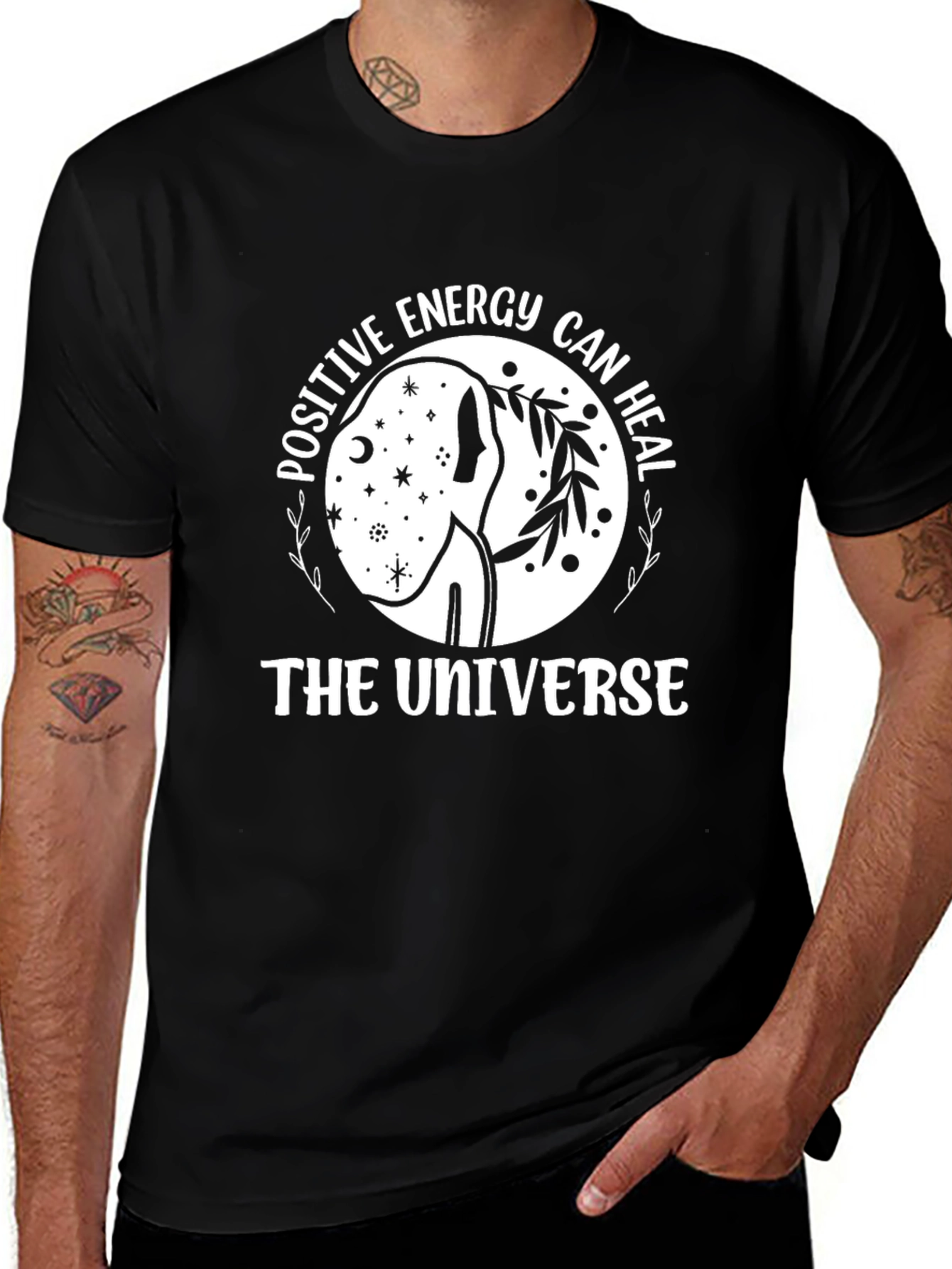 Positive Energy Universe Graphic Tee
