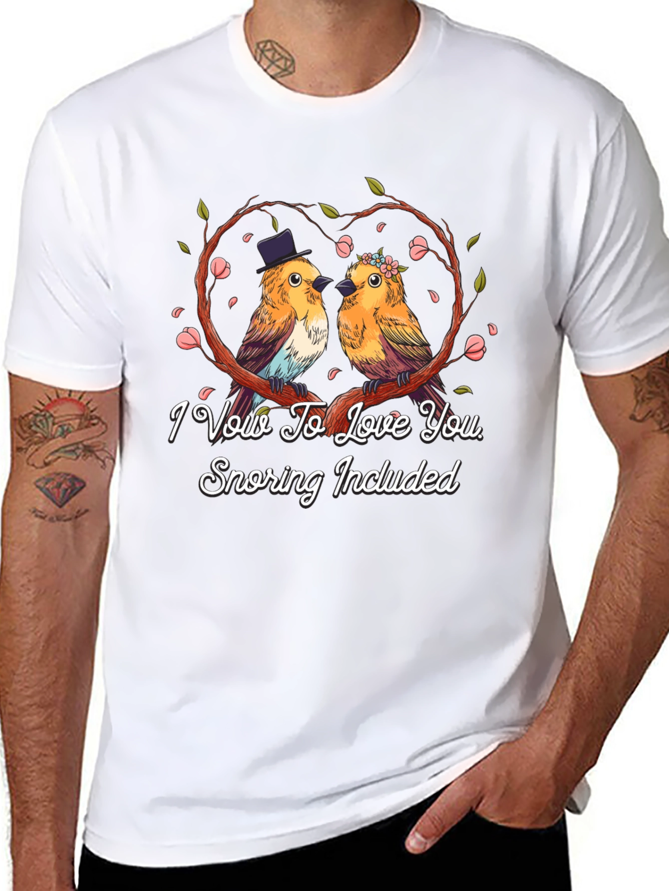 I Vow to Love You Bird T-Shirt
