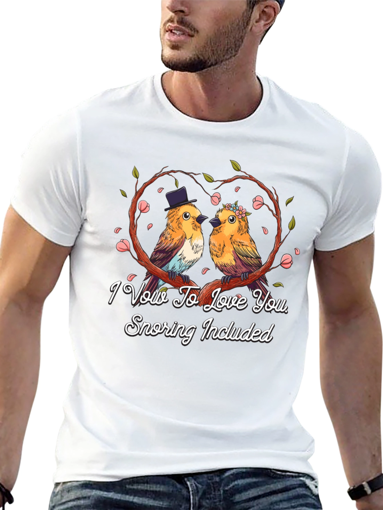 I Vow to Love You Bird T-Shirt