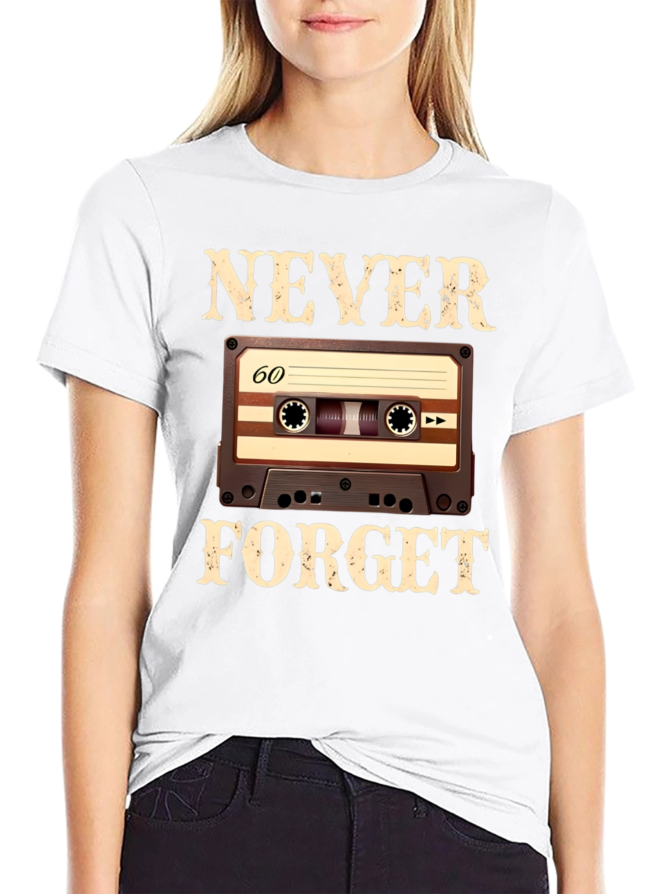 Never Forget Cassette Tape T-Shirt