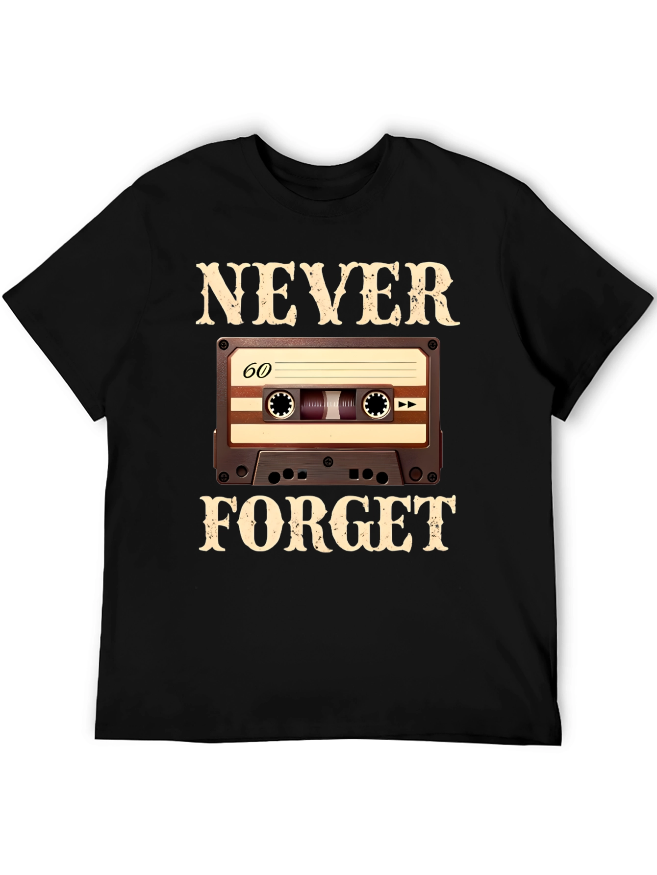 Never Forget Cassette Tape T-Shirt
