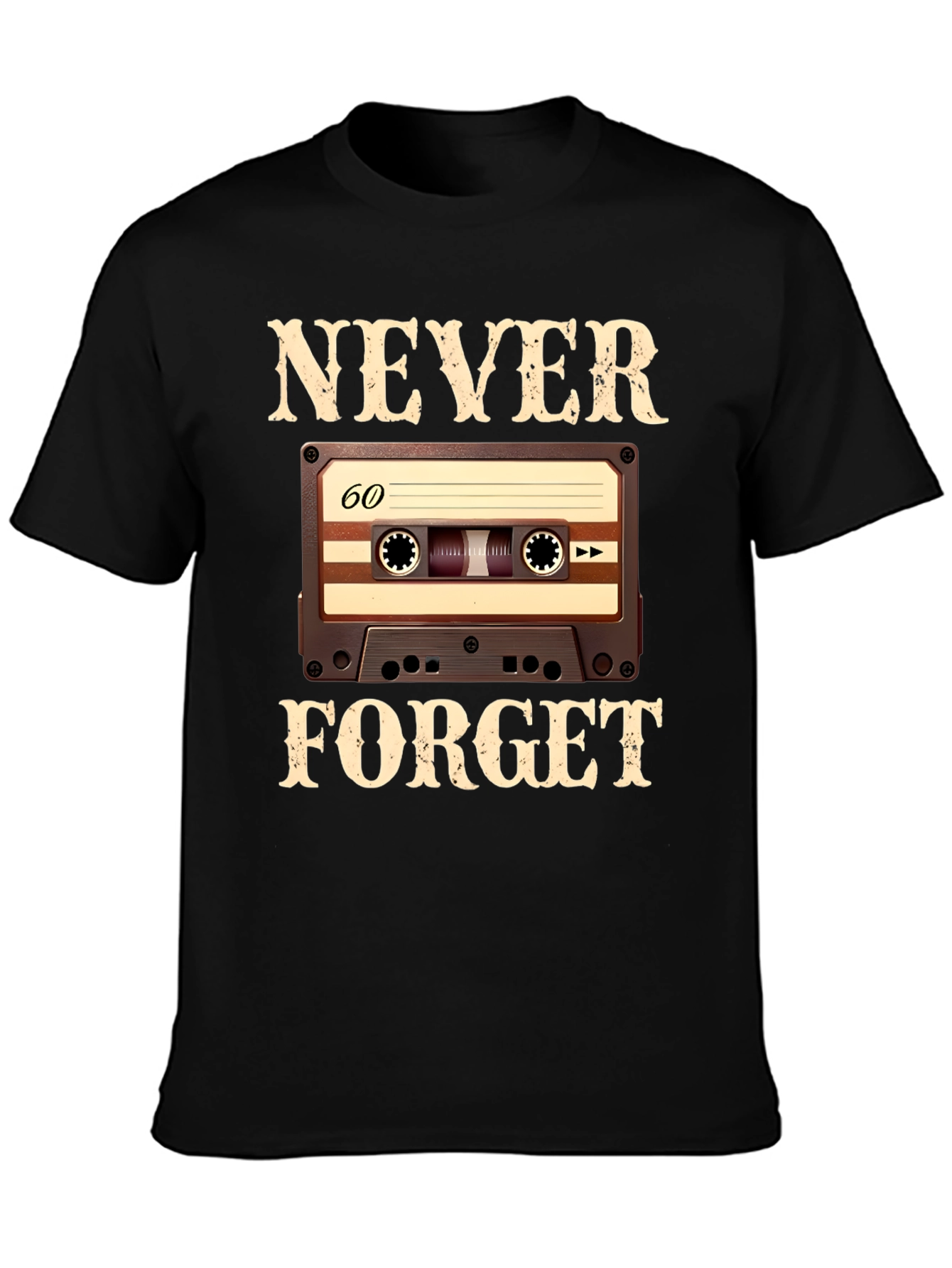 Never Forget Cassette Tape T-Shirt