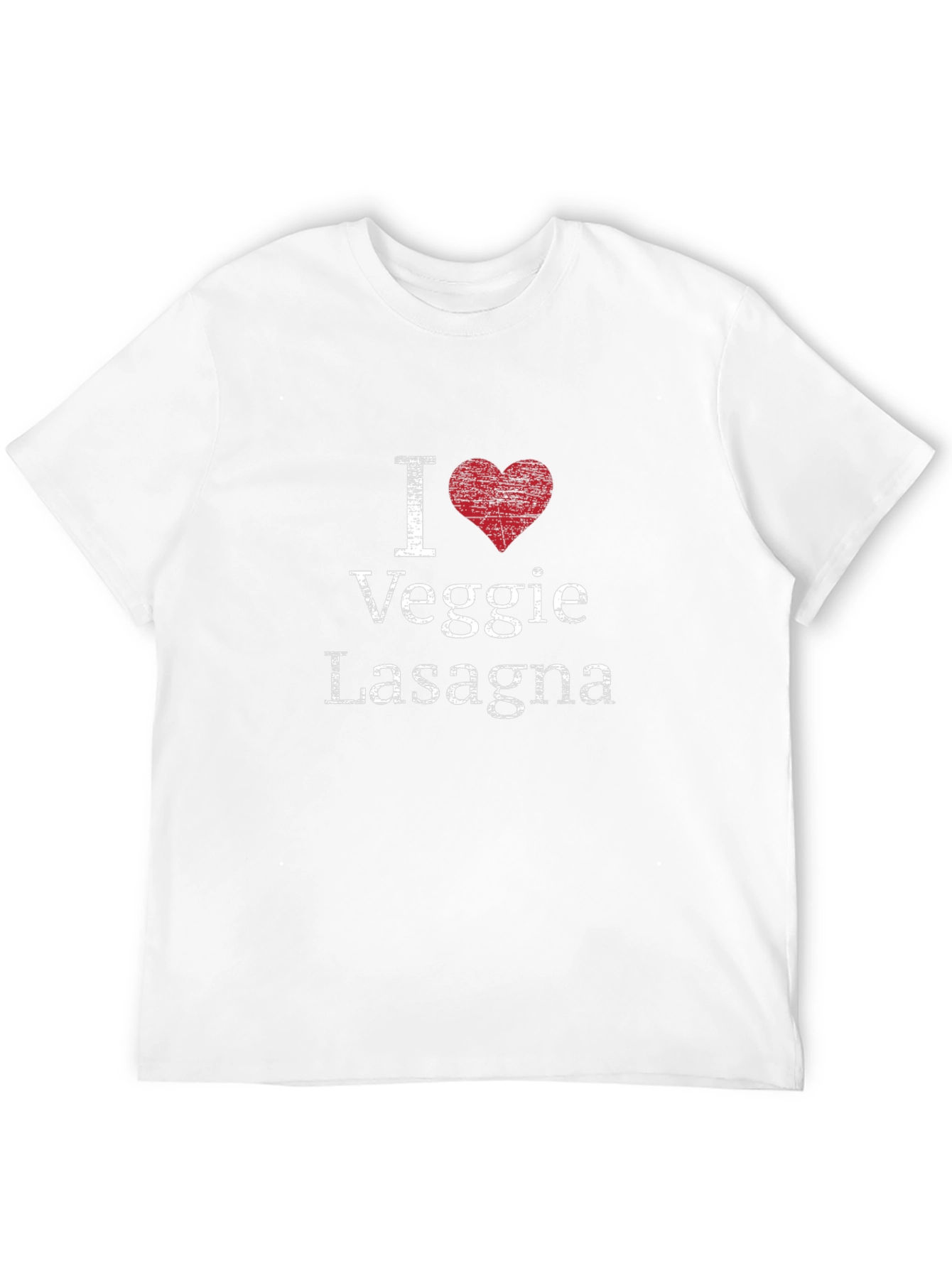I Heart Veggie Lasagna T-Shirt - Novelty Graphic Tee