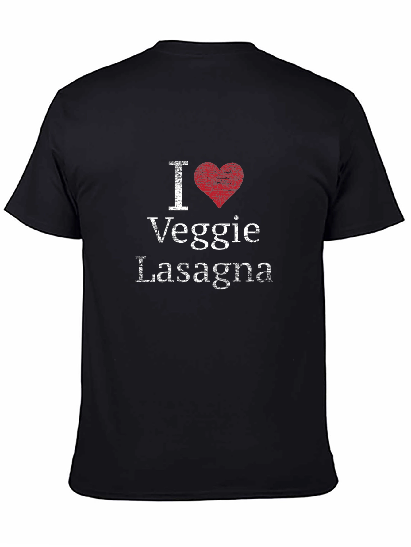 I Heart Veggie Lasagna T-Shirt - Novelty Graphic Tee