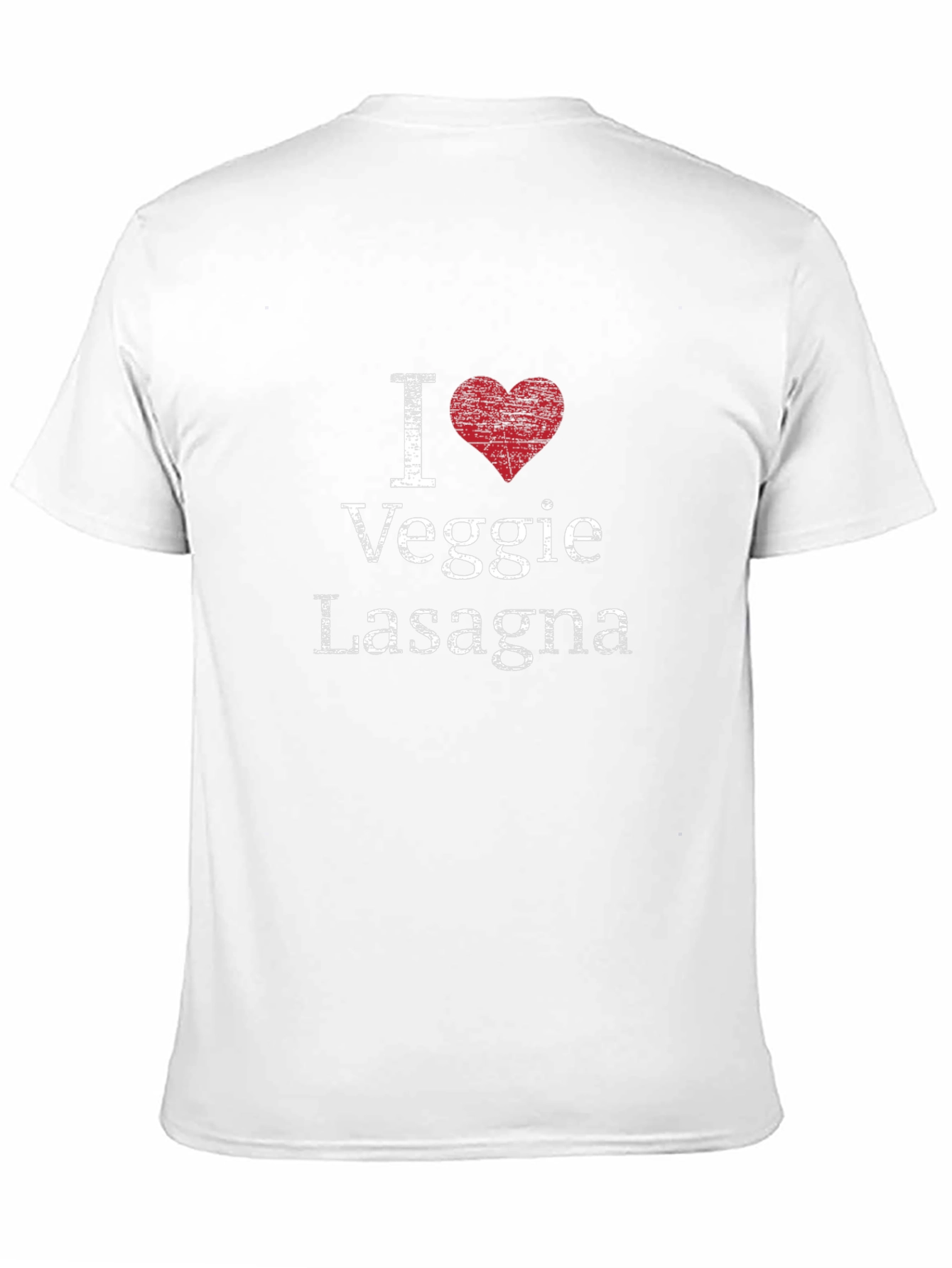 I Heart Veggie Lasagna T-Shirt - Novelty Graphic Tee