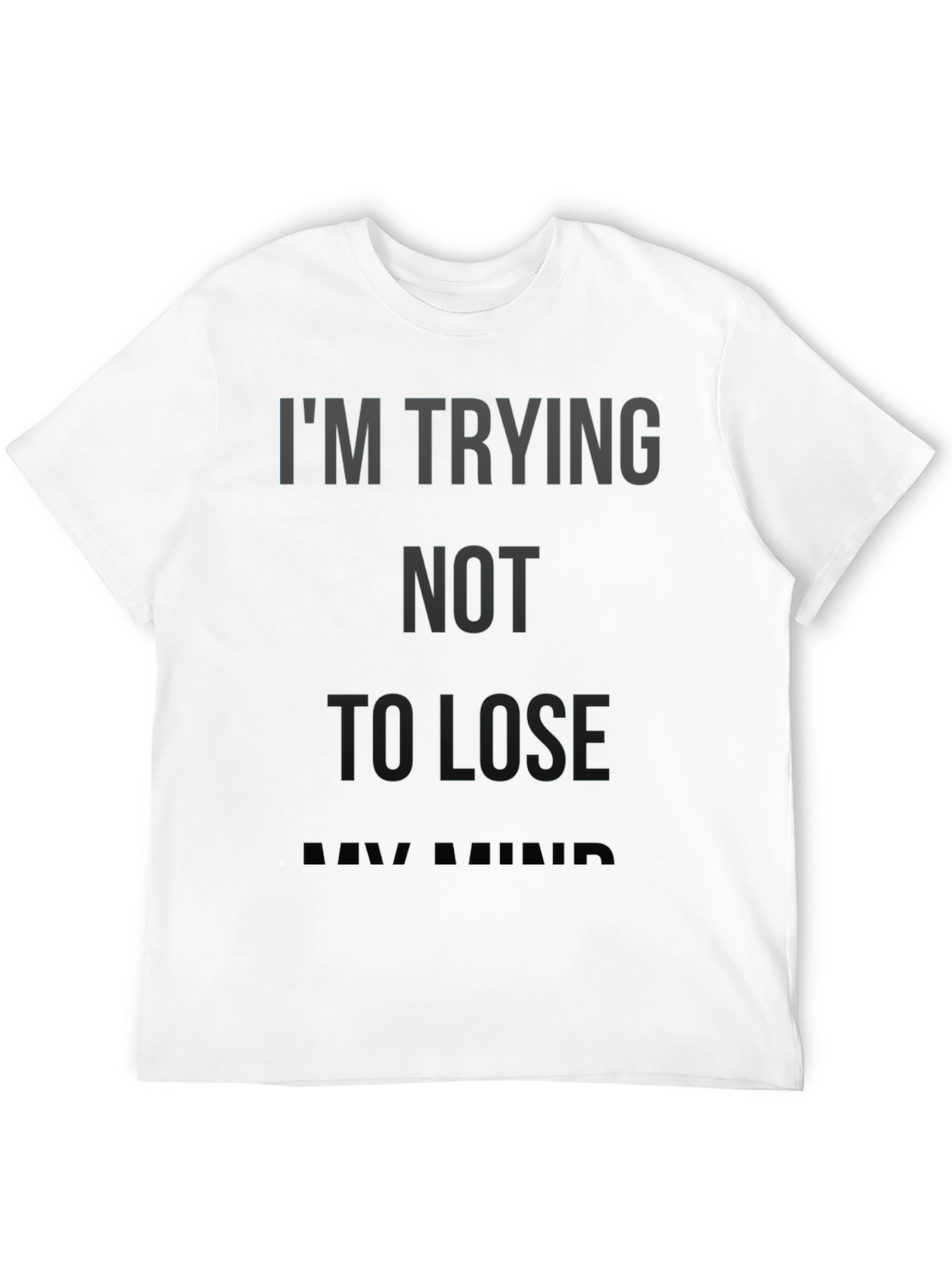 Mens Black T-Shirt - Funny Slogan Graphic Tee