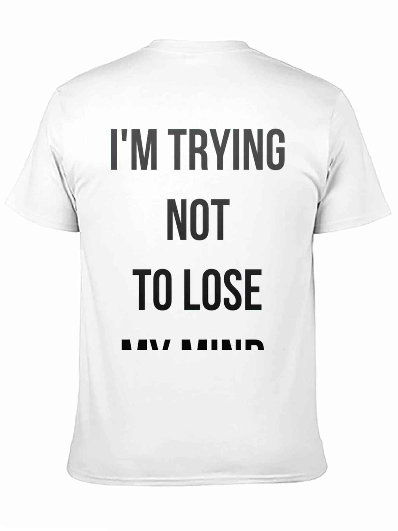 Mens Black T-Shirt - Funny Slogan Graphic Tee