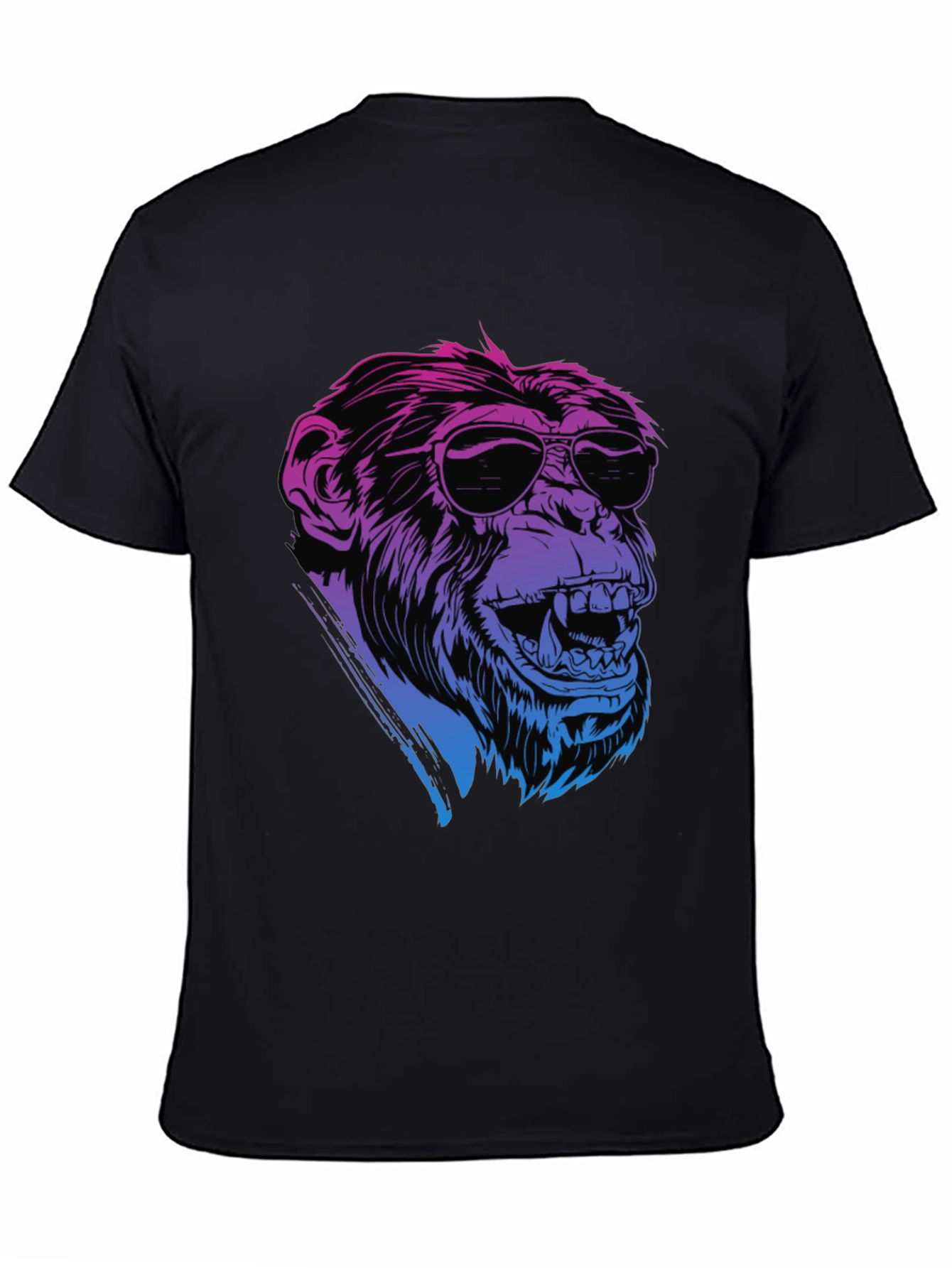 Cool Ape Graphic Tee - Black