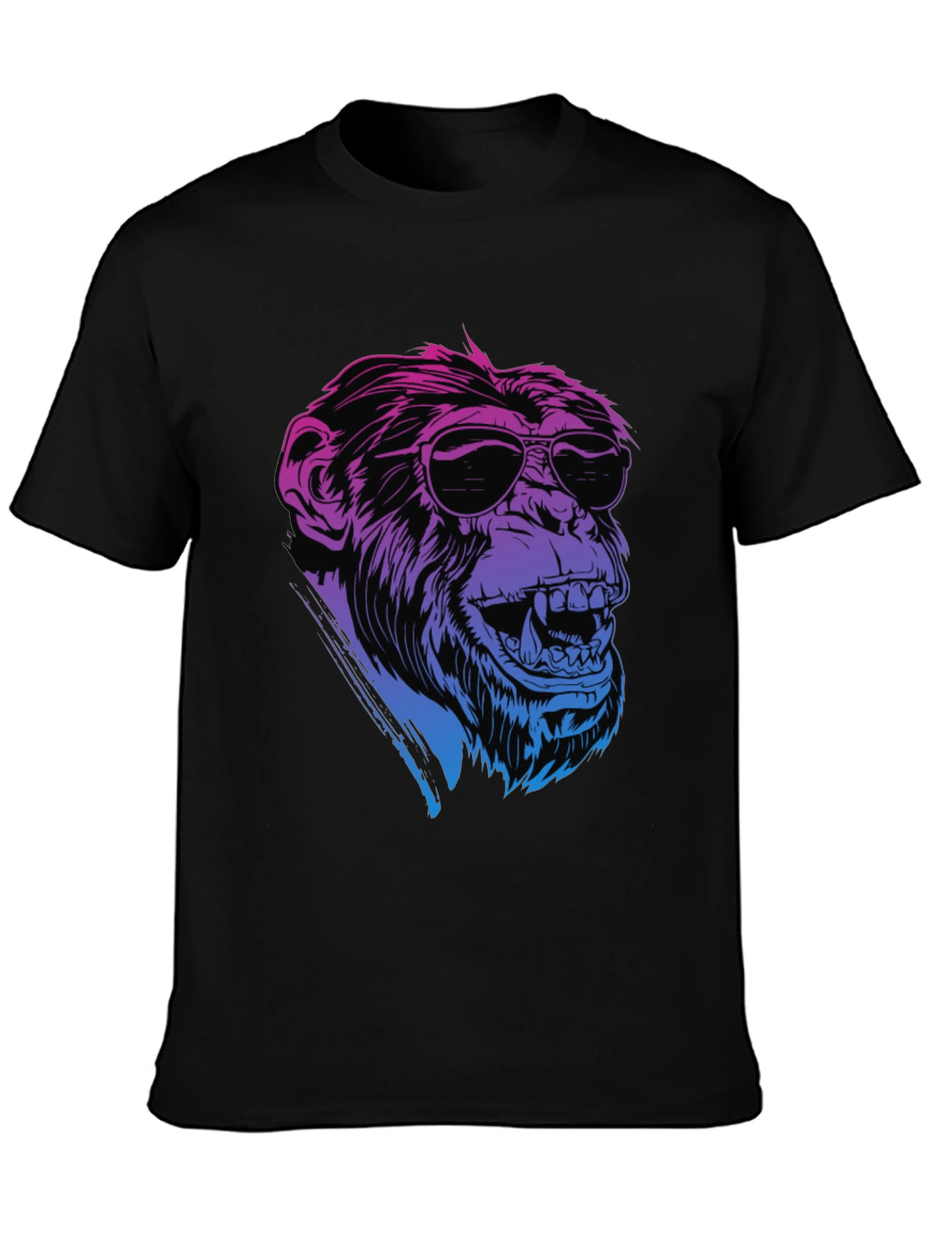 Cool Ape Graphic Tee - Black