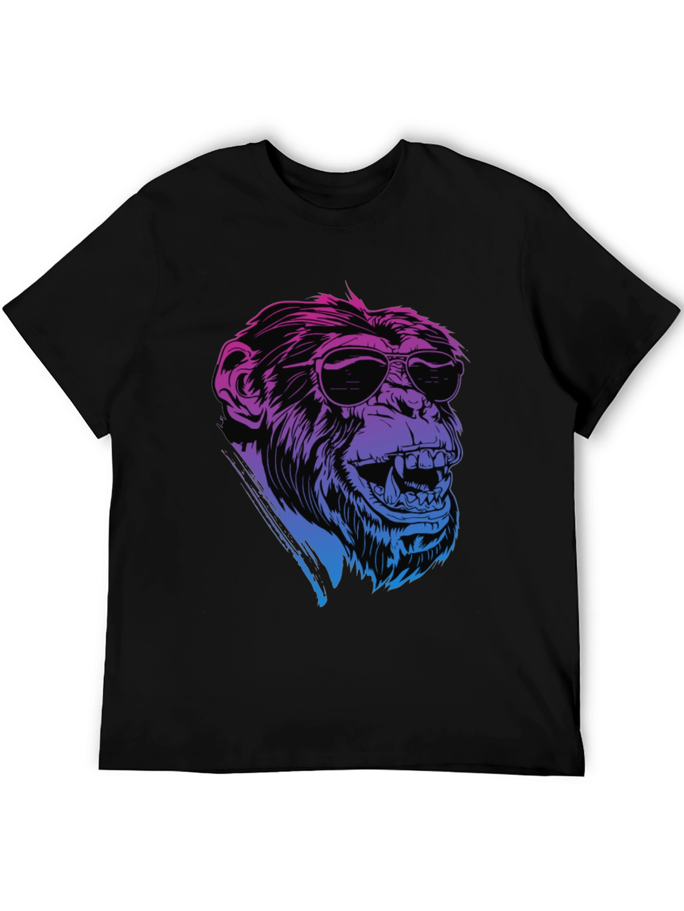 Cool Ape Graphic Tee - Black