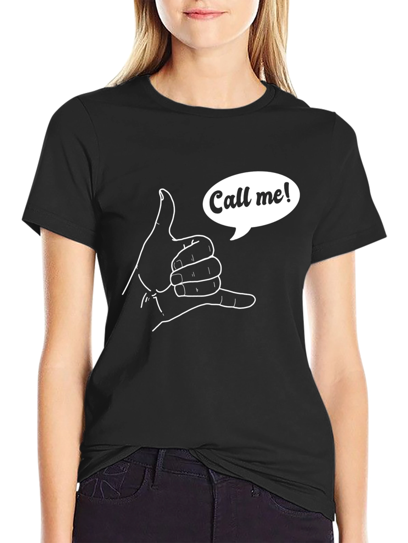 Call Me Hand Sign T-Shirt