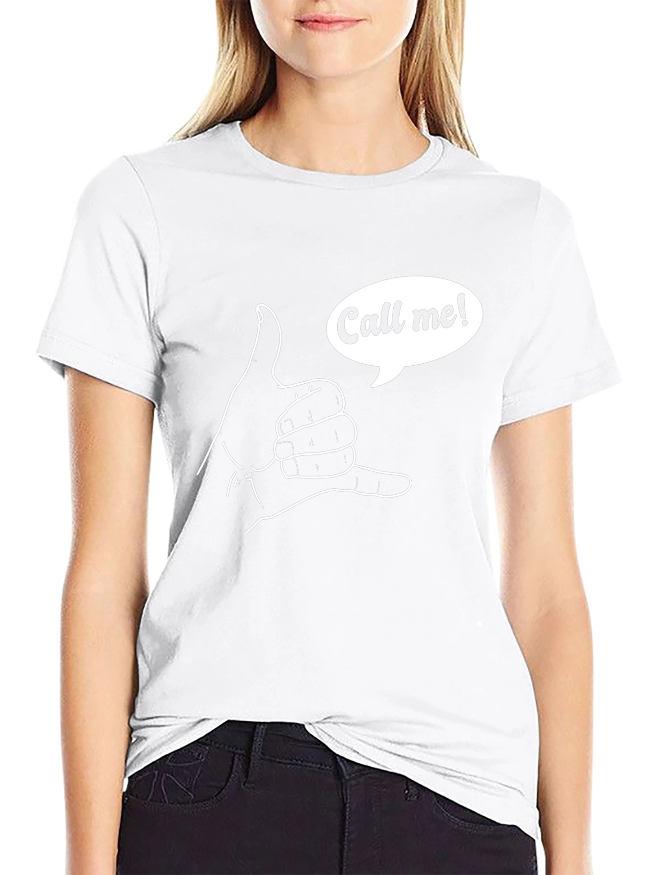 Call Me Hand Sign T-Shirt