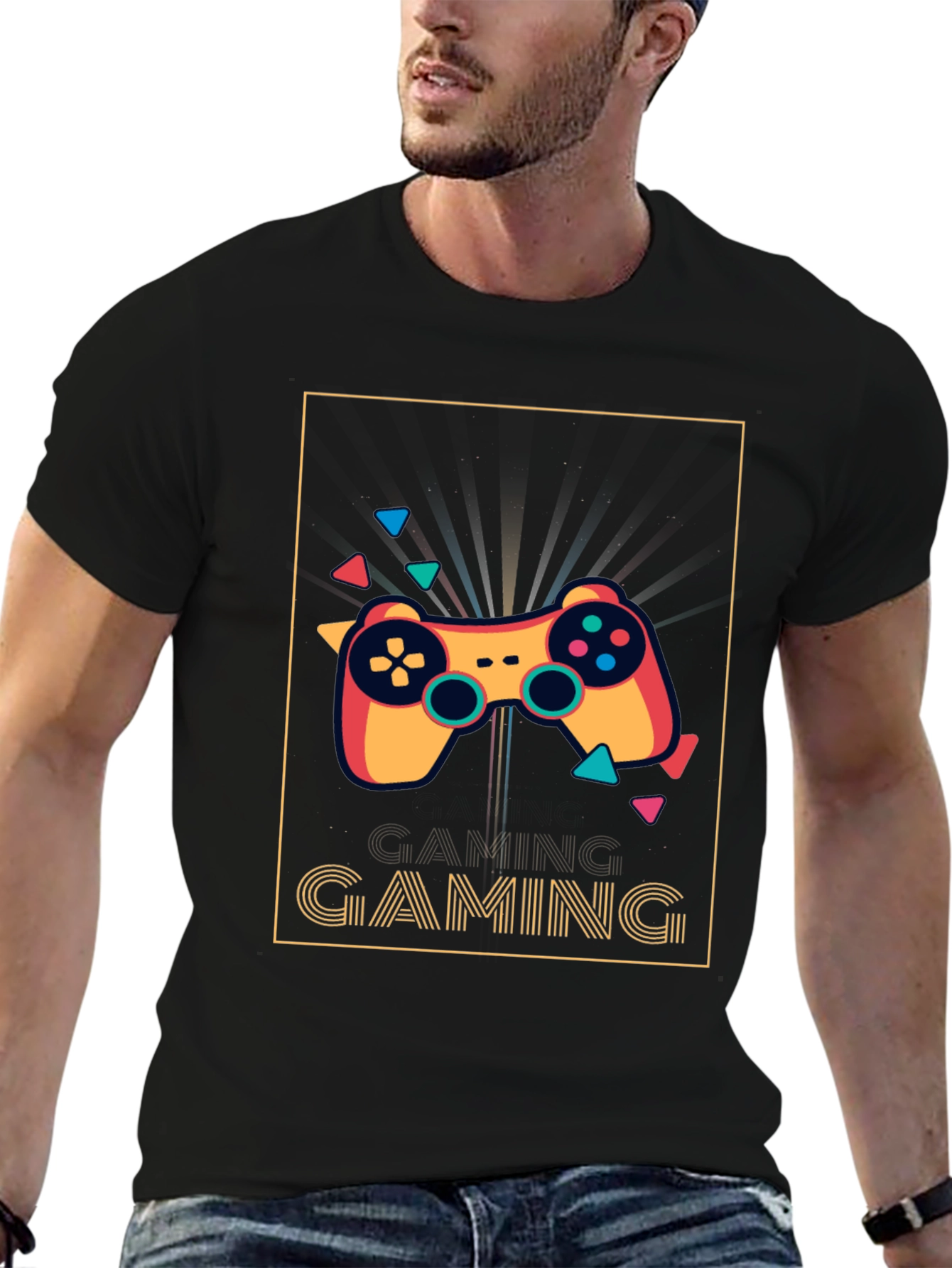Gaming Controller Graphic T-Shirt - Gamer Style