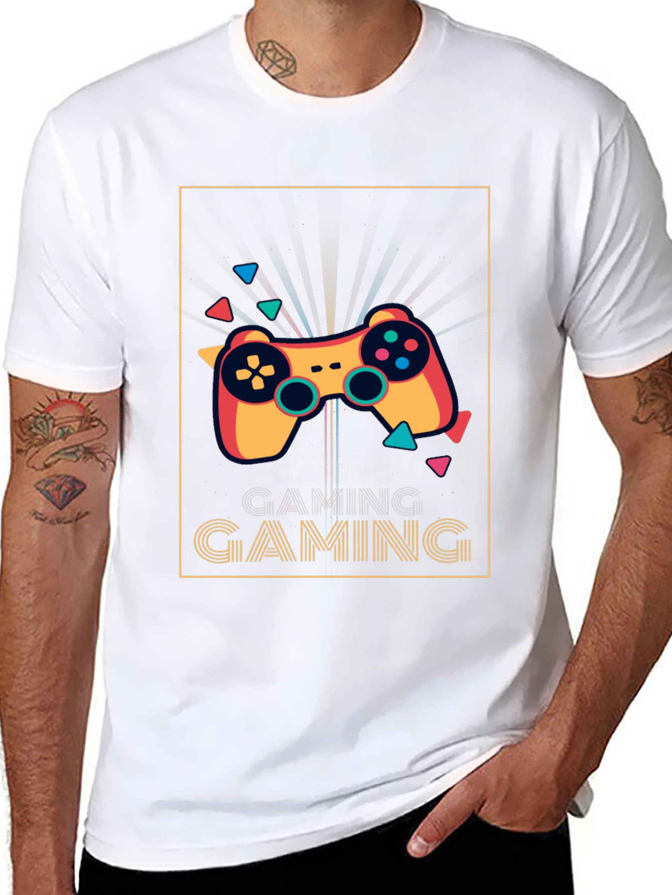 Gaming Controller Graphic T-Shirt - Gamer Style