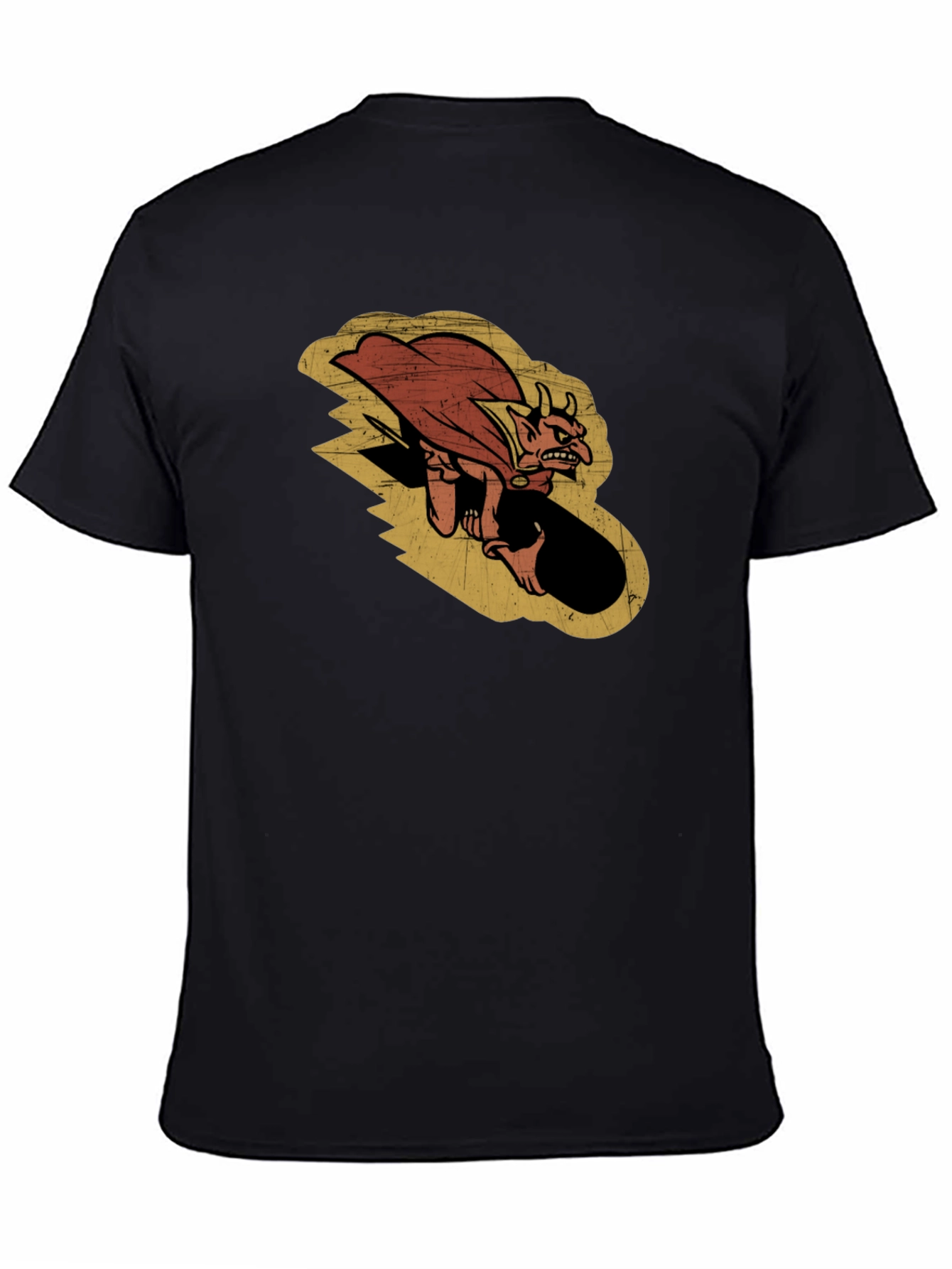 Devil Rider Graphic Tee - Mens Black T-Shirt