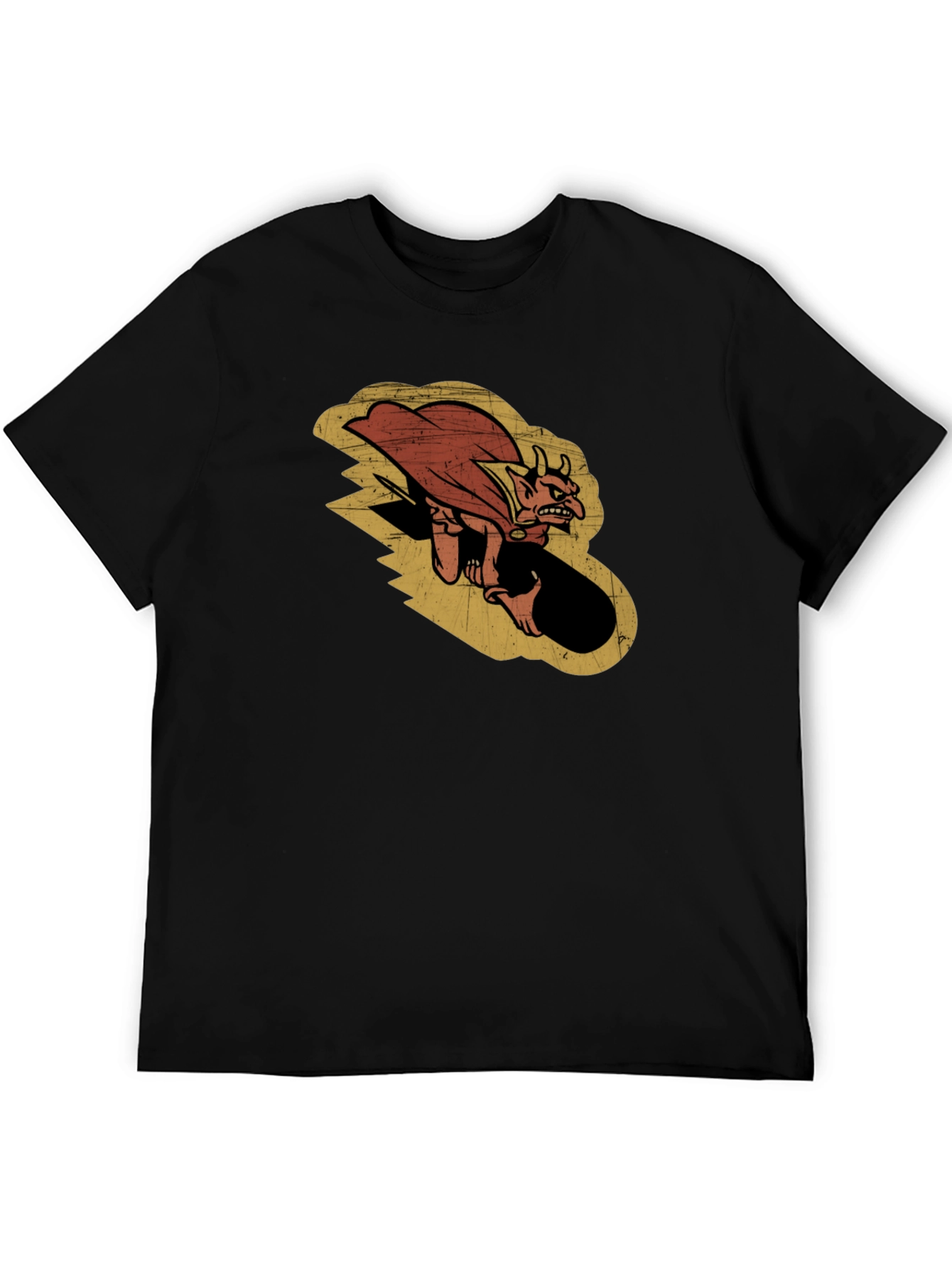 Devil Rider Graphic Tee - Mens Black T-Shirt