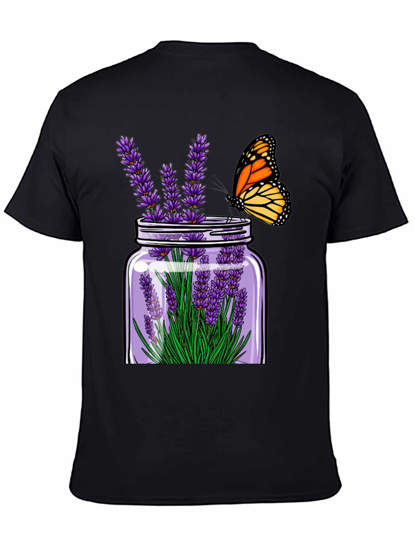 Lavender & Butterfly Graphic Tee