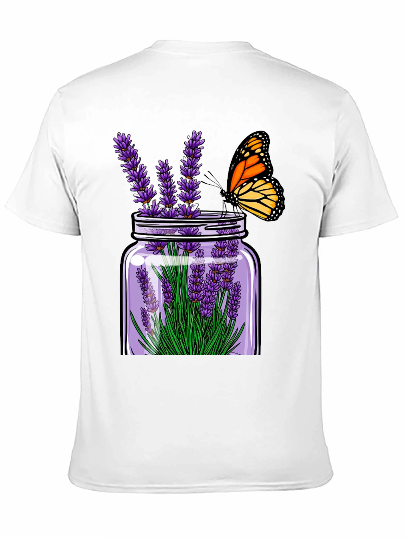 Lavender & Butterfly Graphic Tee