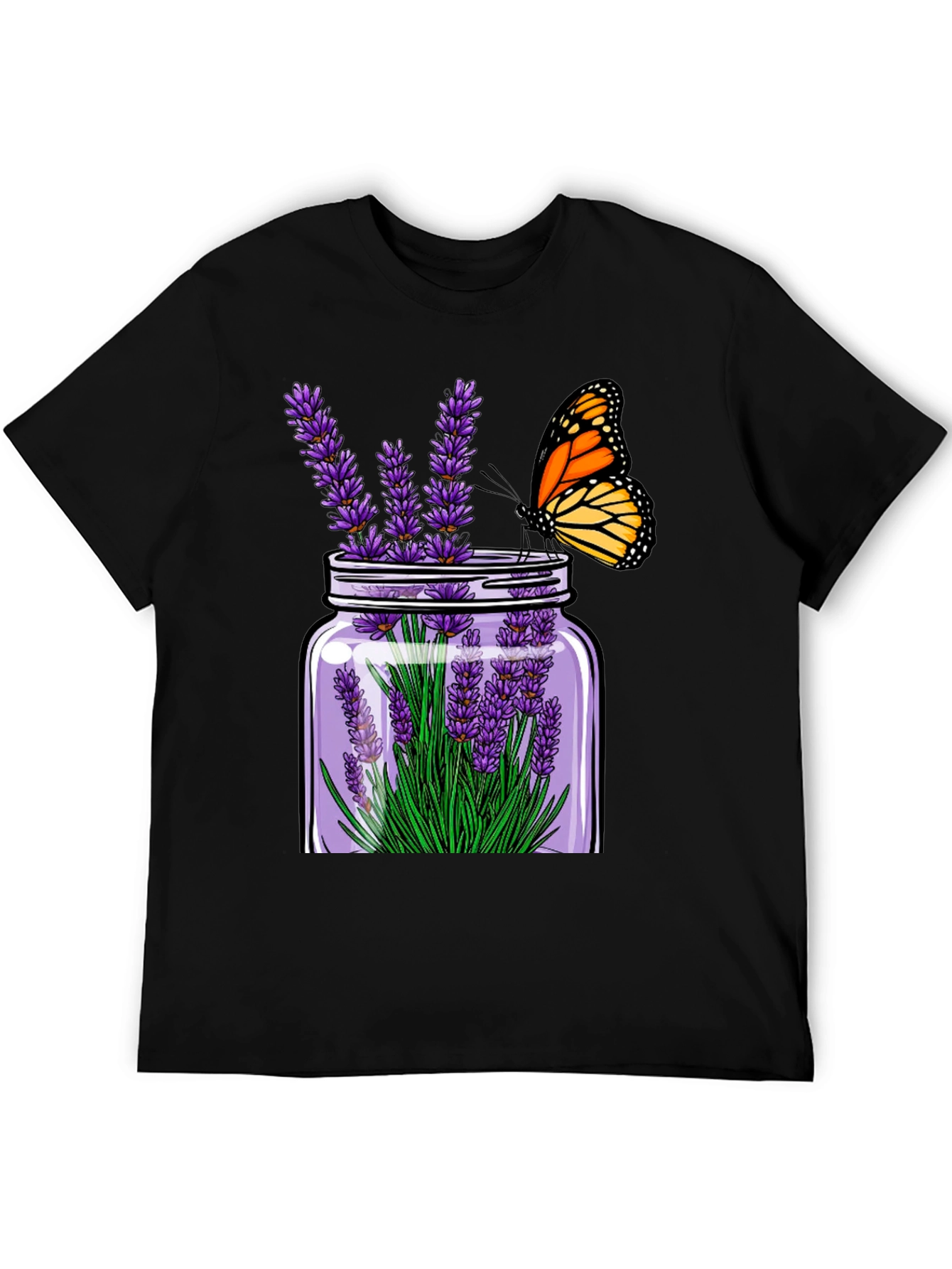 Lavender & Butterfly Graphic Tee