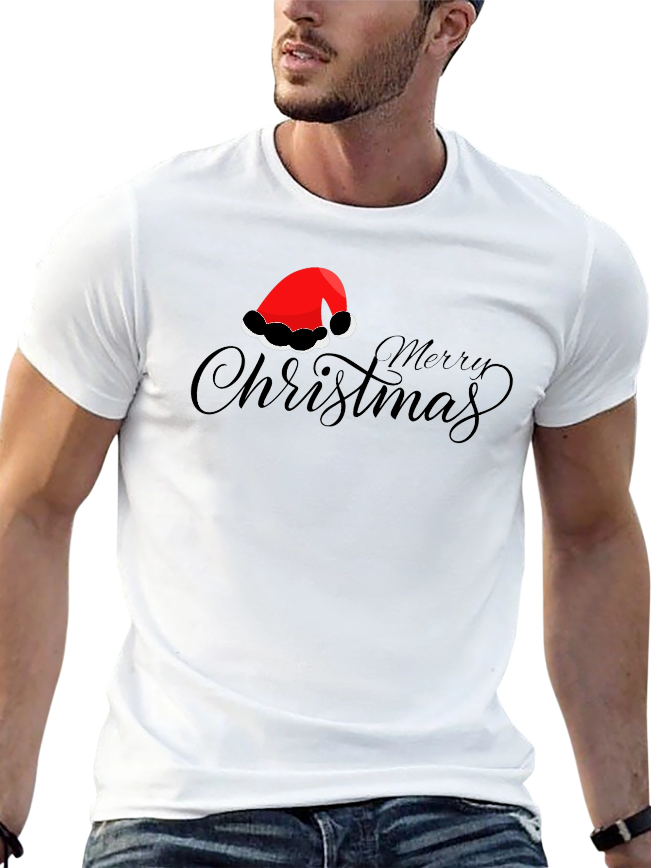 Merry Christmas Graphic Tee - Holiday T-Shirt