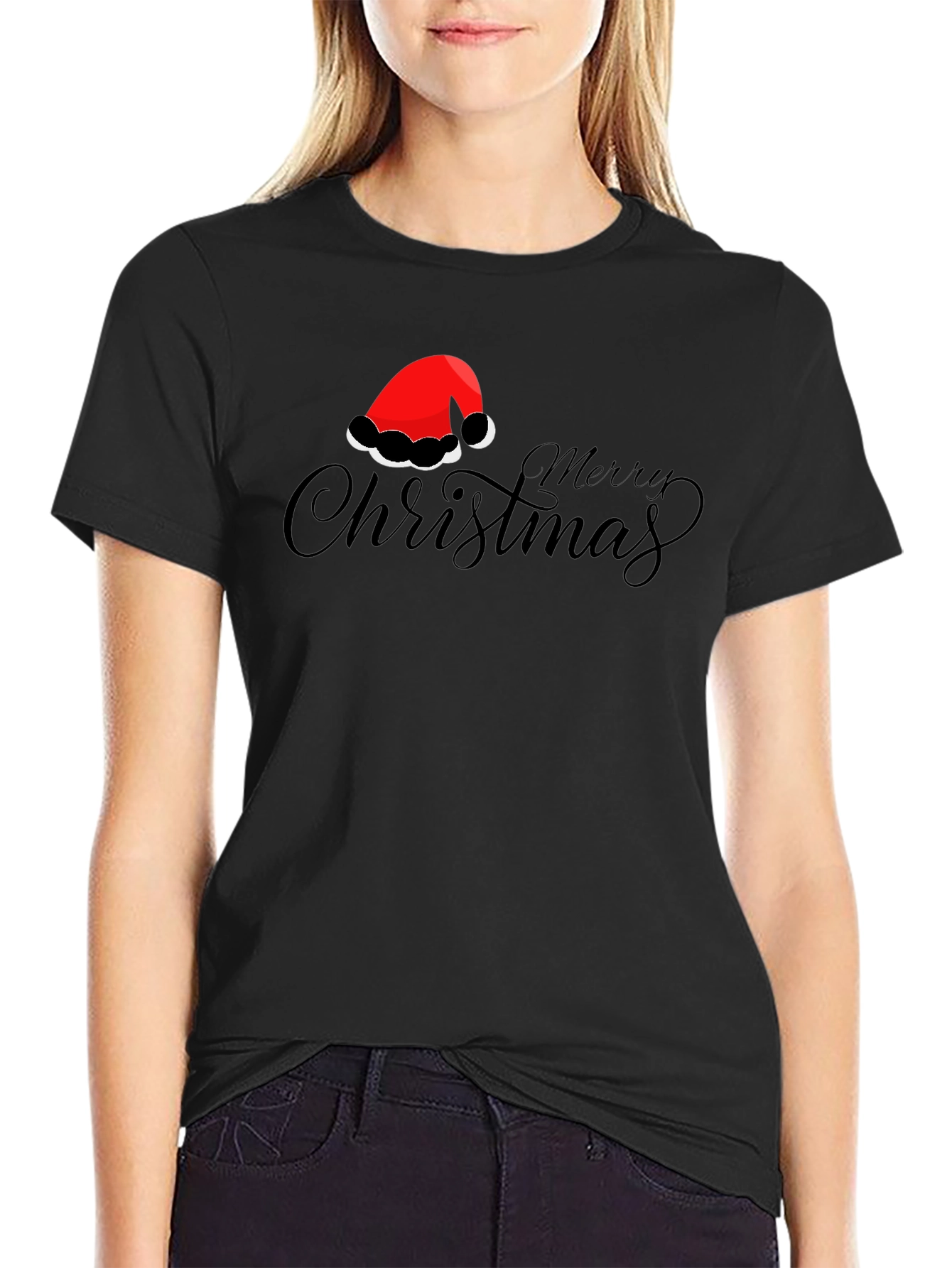 Merry Christmas Graphic Tee - Holiday T-Shirt