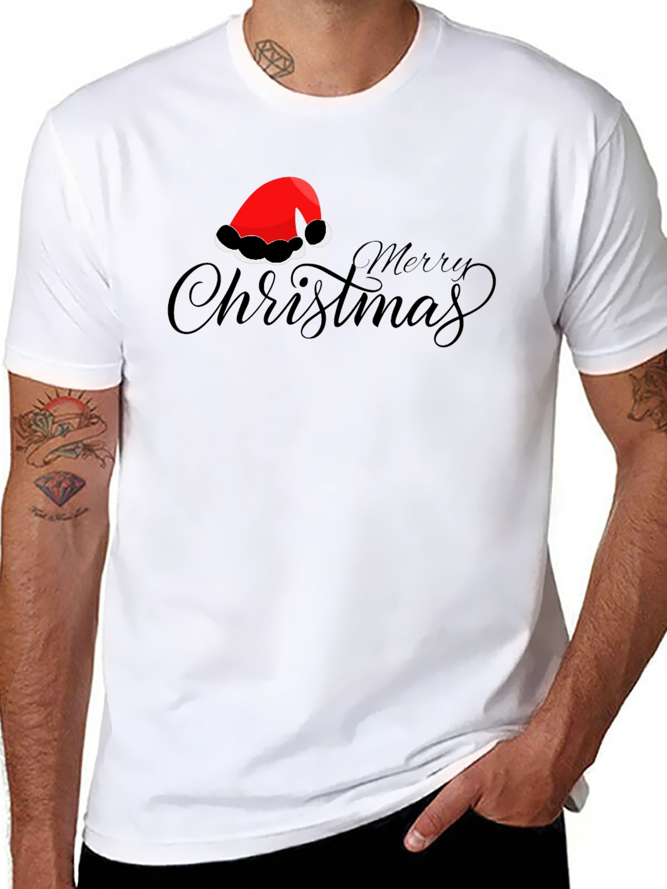 Merry Christmas Graphic Tee - Holiday T-Shirt