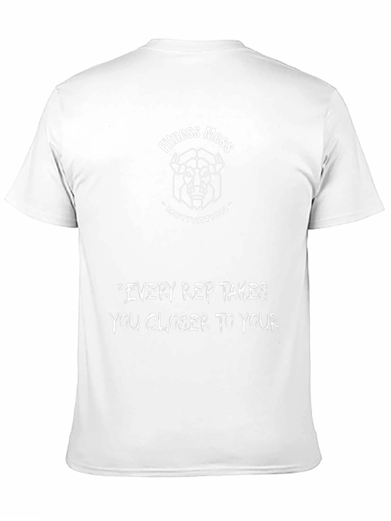 Fitness Mess Motivational Black Graphic T-Shirt