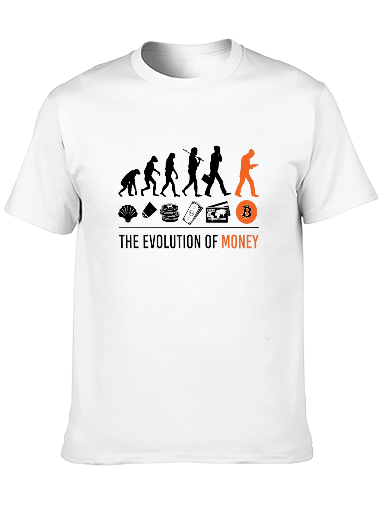 Bitcoin Evolution T-Shirt - Crypto Currency Tee