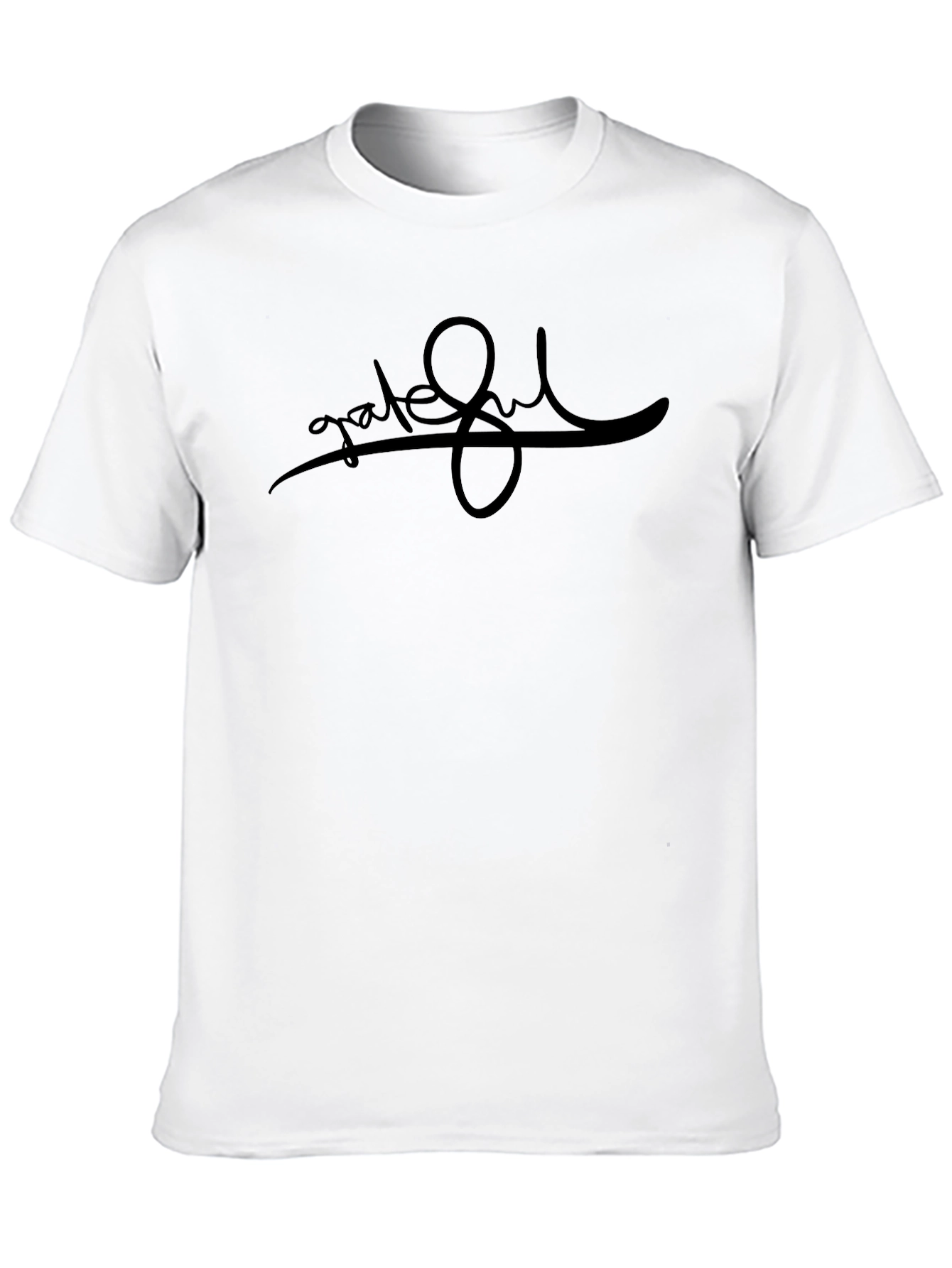 Grateful Black Graphic T-Shirt