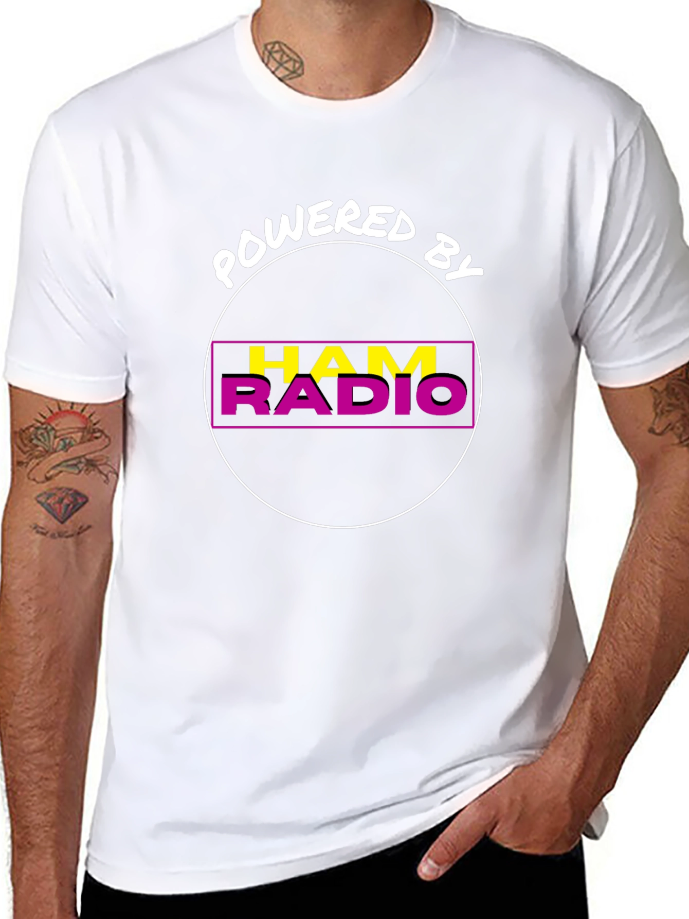 Powered by Ham Radio T-Shirt