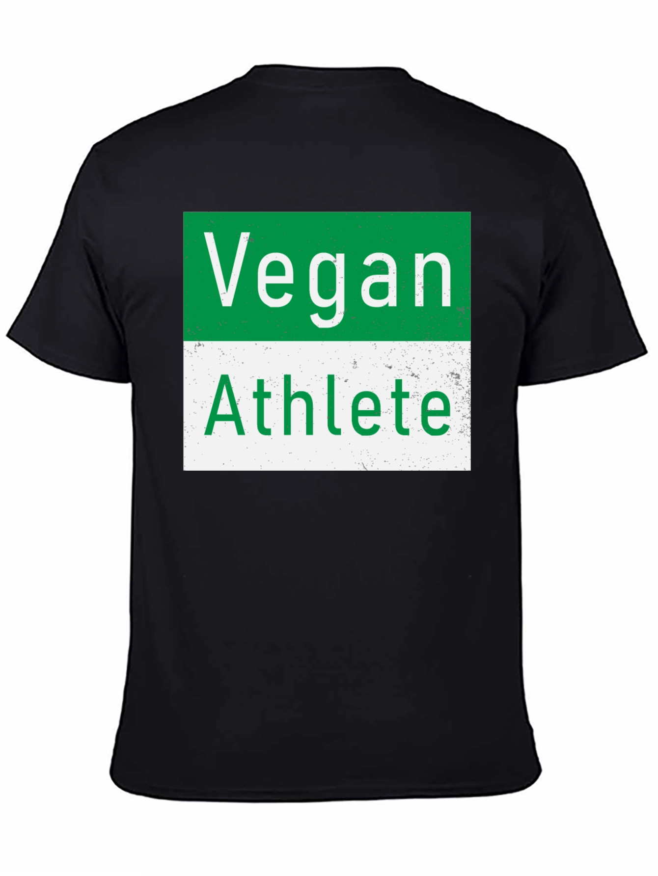 Vegan Athlete T-Shirt - Unisex Black Tee