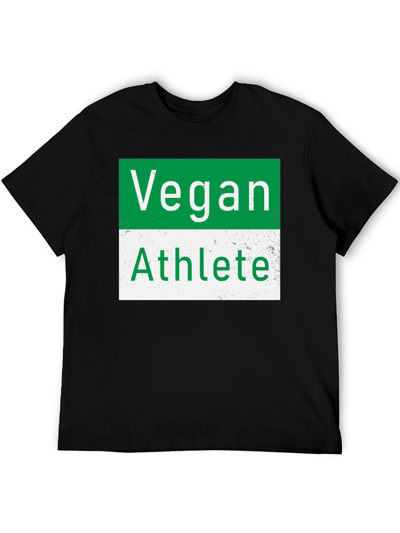 Vegan Athlete T-Shirt - Unisex Black Tee