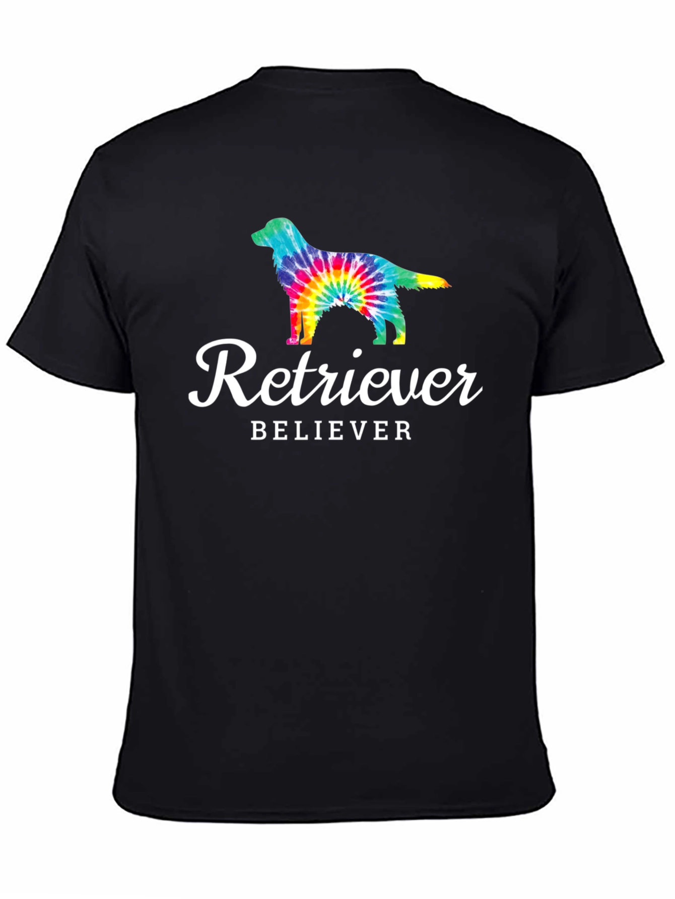 Retriever Believer Tie-Dye Dog Graphic Tee