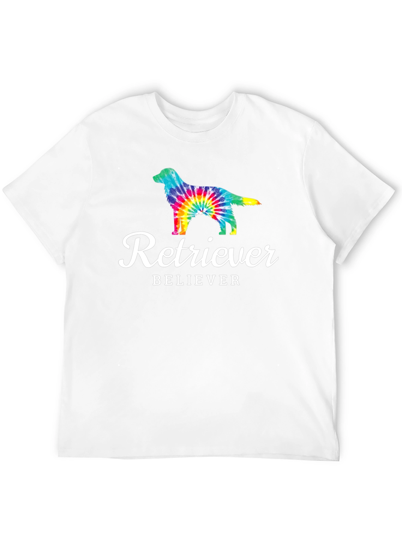 Retriever Believer Tie-Dye Dog Graphic Tee