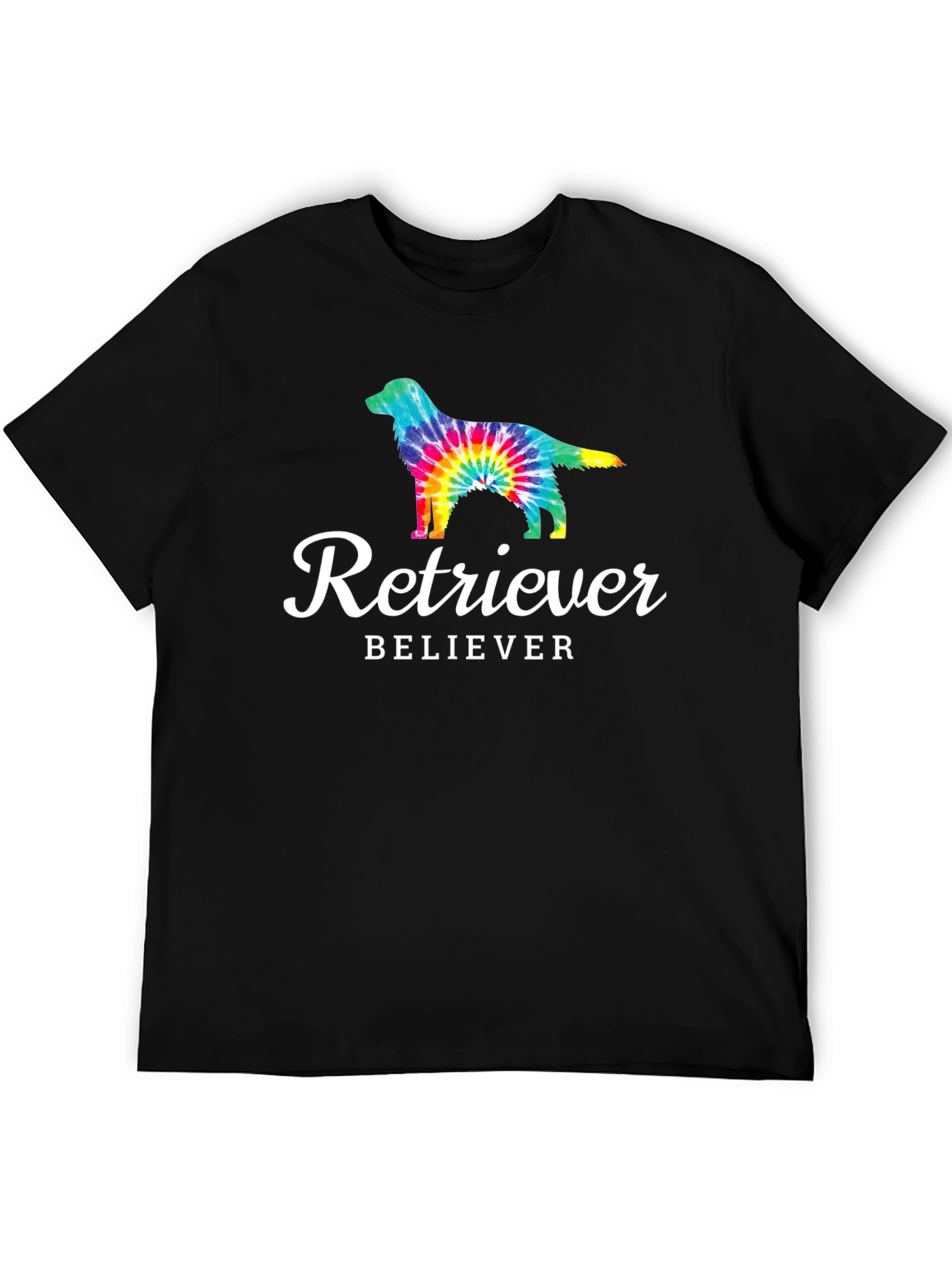 Retriever Believer Tie-Dye Dog Graphic Tee