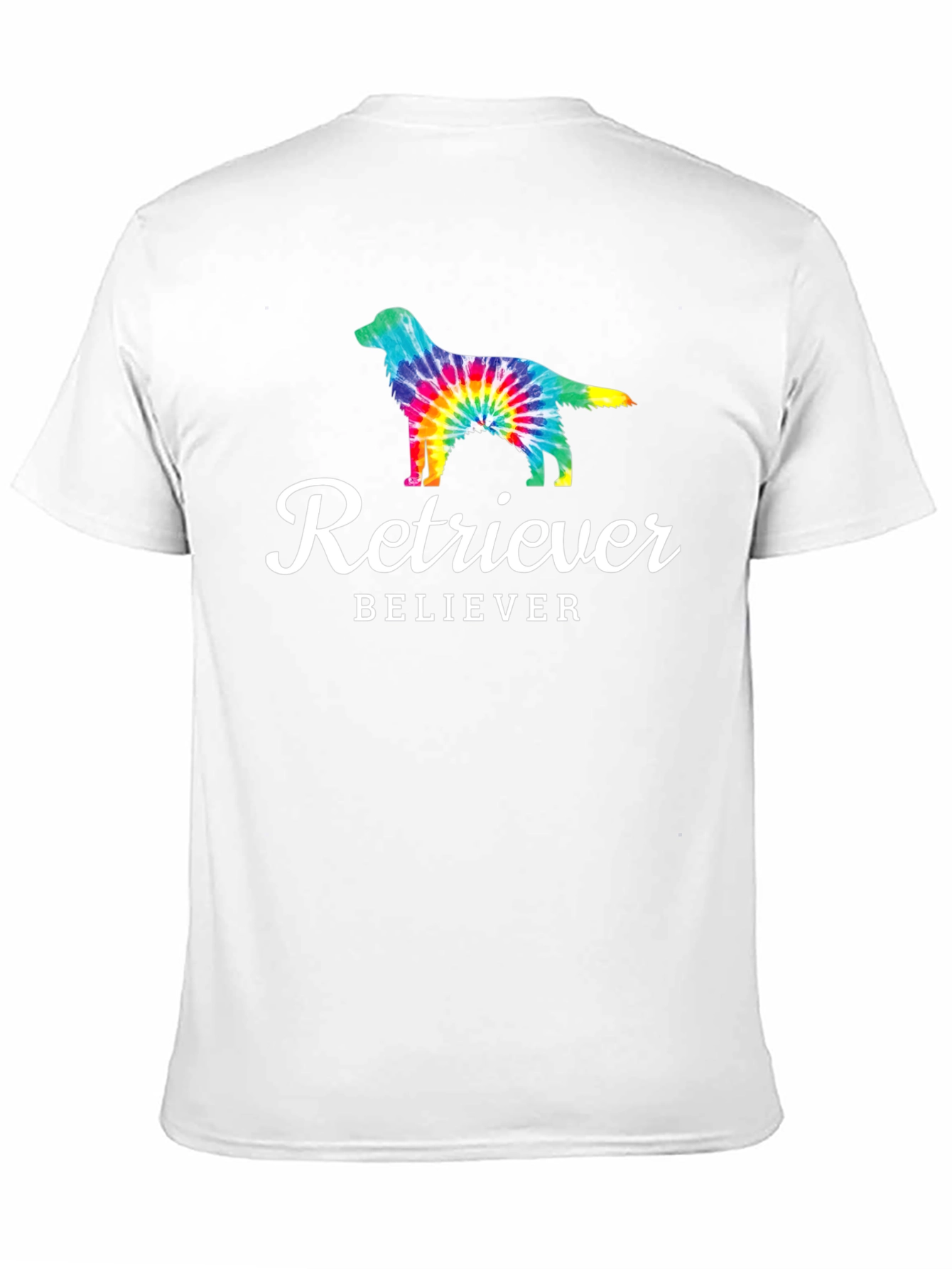 Retriever Believer Tie-Dye Dog Graphic Tee