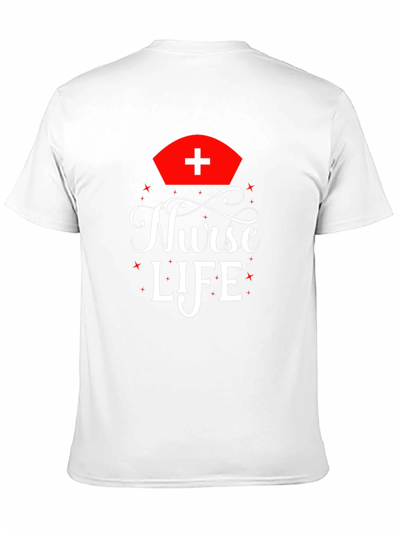 Nurse Life Graphic Tee - Black Cotton T-Shirt
