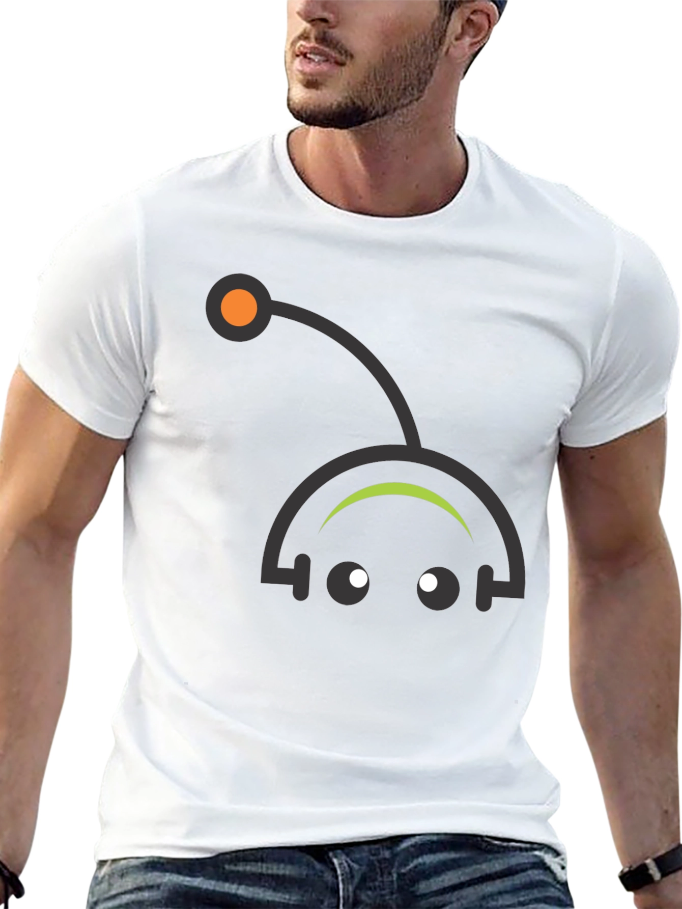 Abstract Robot Graphic Tee